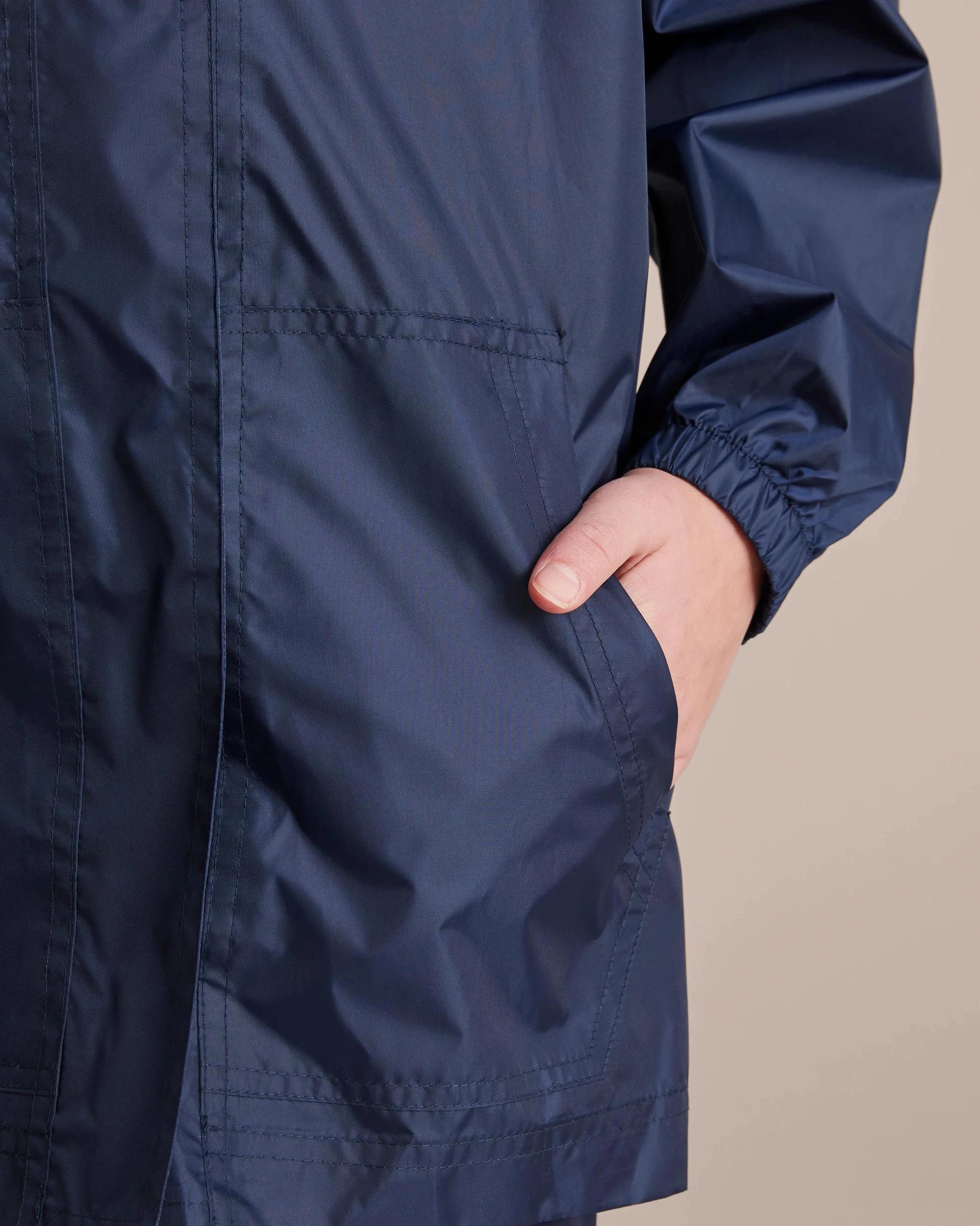 7 Target Kids Unisex Spray Jacket NAVY BLUE, 7 of 10