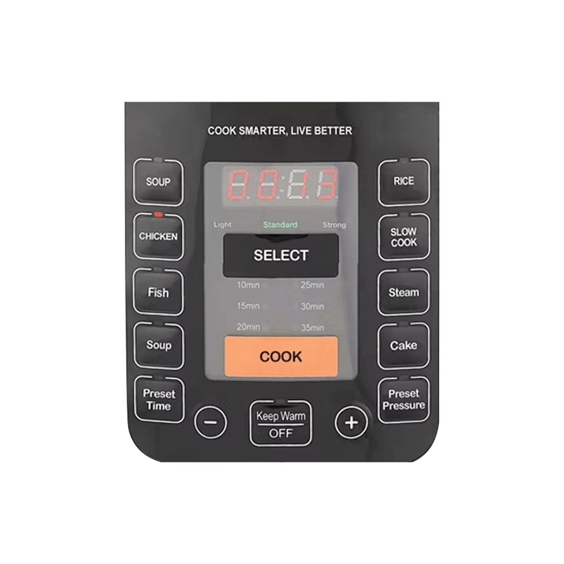 3 Healthy Choice 6l Electric Slow/pressure Cooker 1000w Digital/non Stick Pot Rgld
 - Natural, 3 of 3