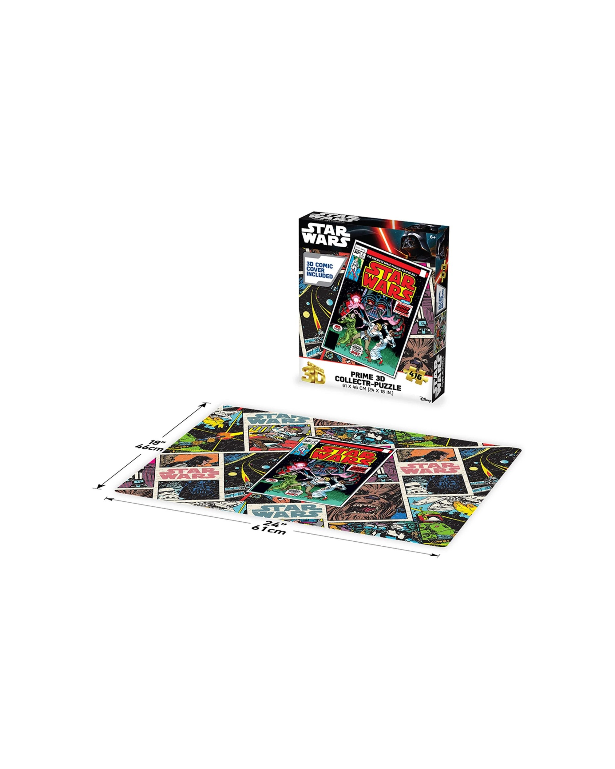 4 416pc Prime3D Lenticular Comic Star Wars Jigsaw Puzzle 3D Design 2 - Multi, 4 of 6
