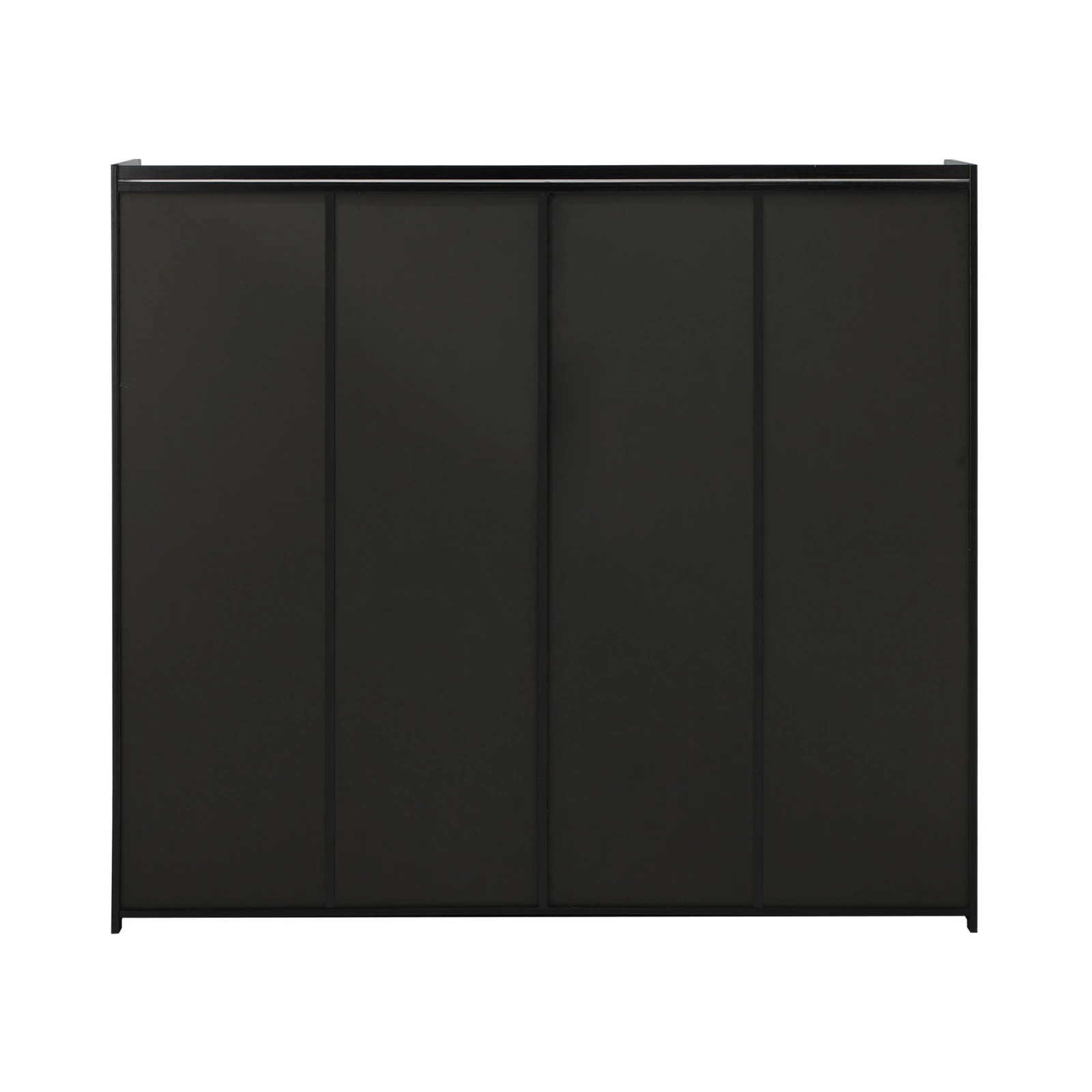 8 Oikiture Shoe Cabinet Shoes Storage Rack Organiser 4 Doors Shelf
 - Black, 8 of 9