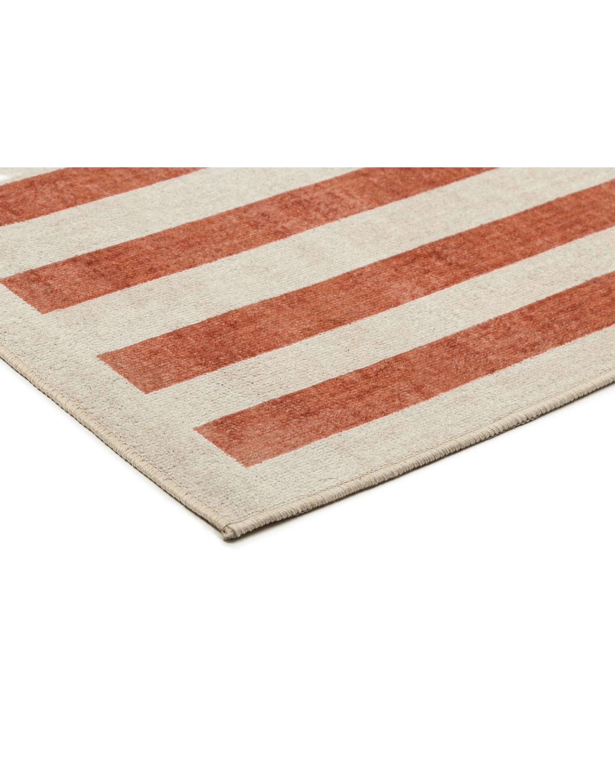 4 Loopsie Pahoa Geometric Washable Rug-400cm x 300cm - Orange, 4 of 8
