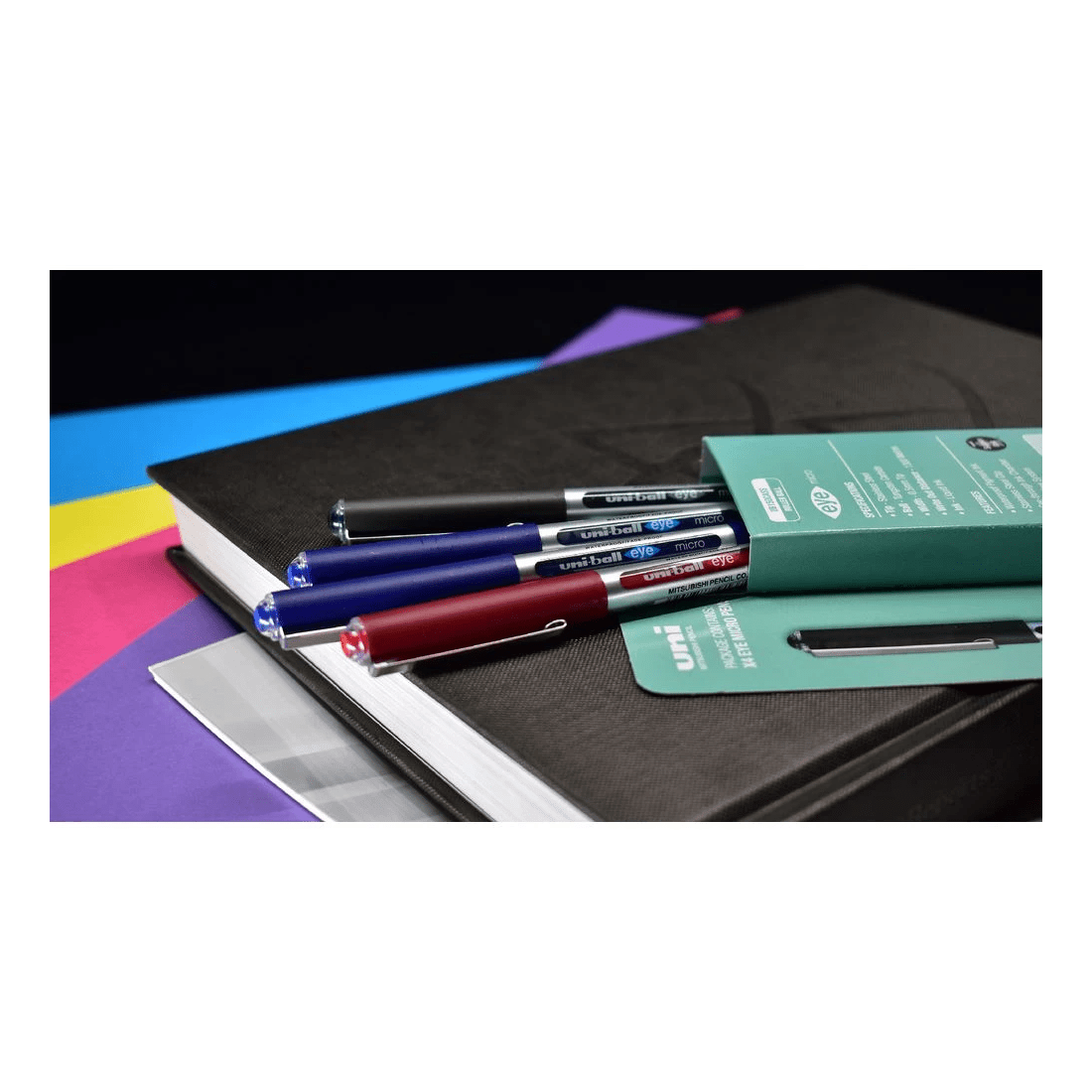 6 Uni-Ball Eye Micro Rollerball Pens Assorted 4 Pack, 6 of 6