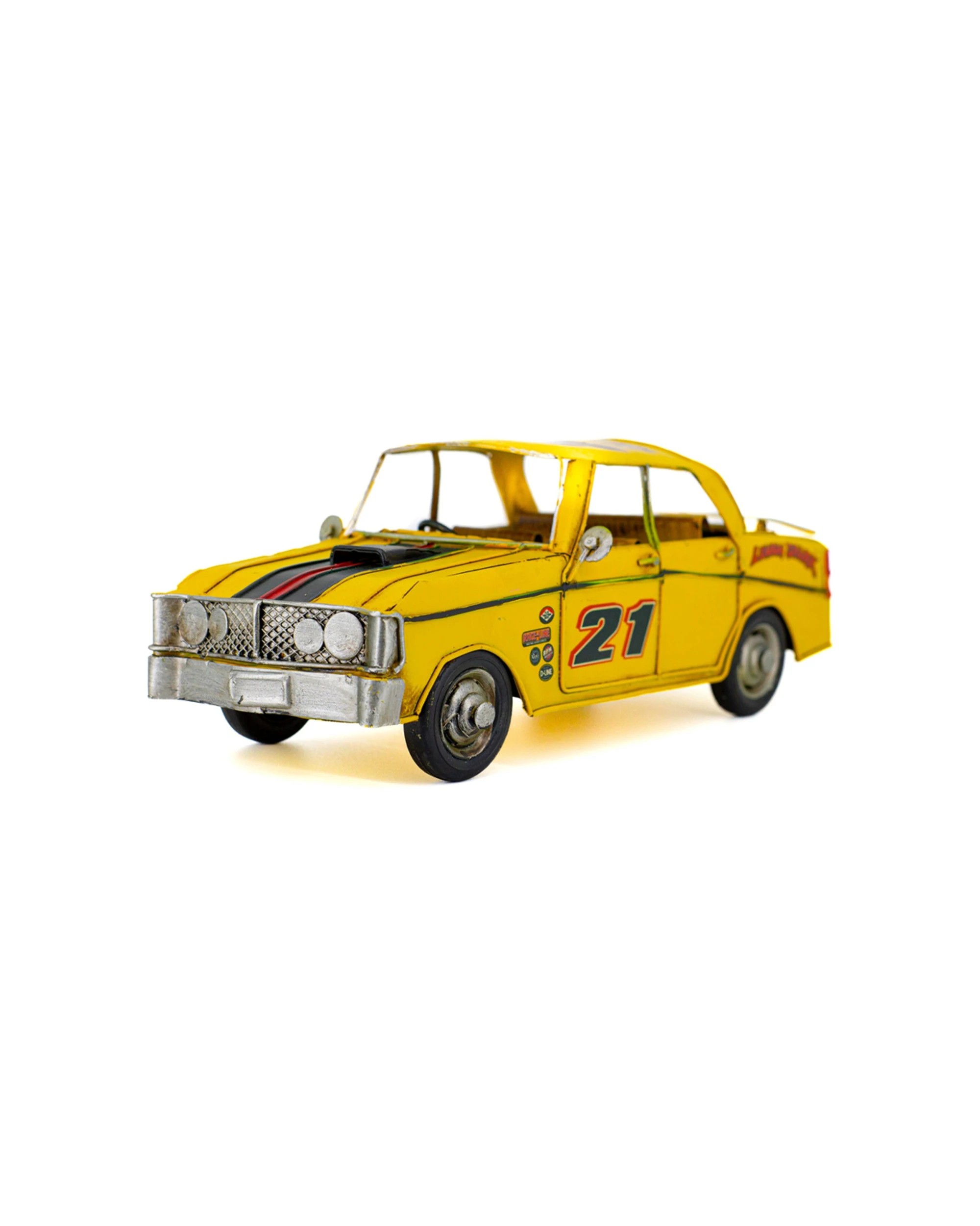 1 BOYLE Metal Display Ford GT-HO Handmade Ornament Home Decor 27cm - Yellow, 1 of 7