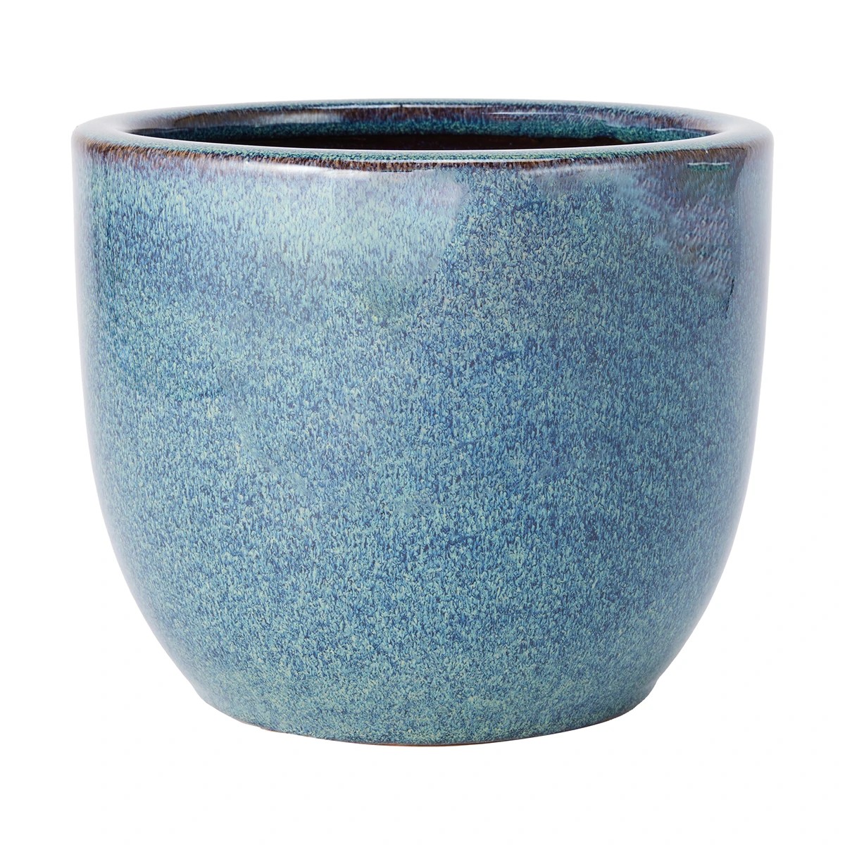 1 Glazed Terracotta Pot, 1 of 6