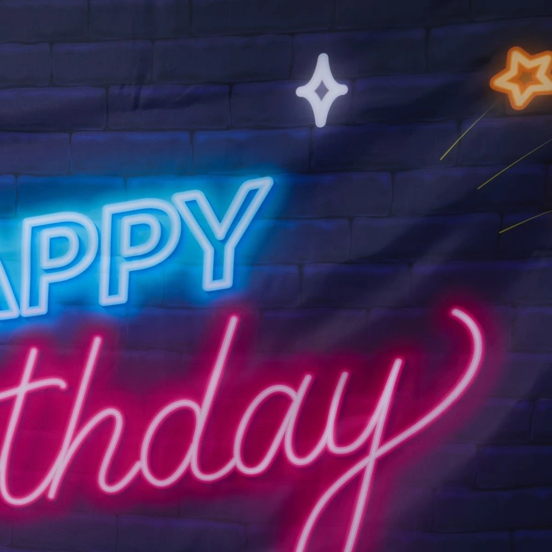 3 Happy Birthday Printed Backdrop, 3 of 7