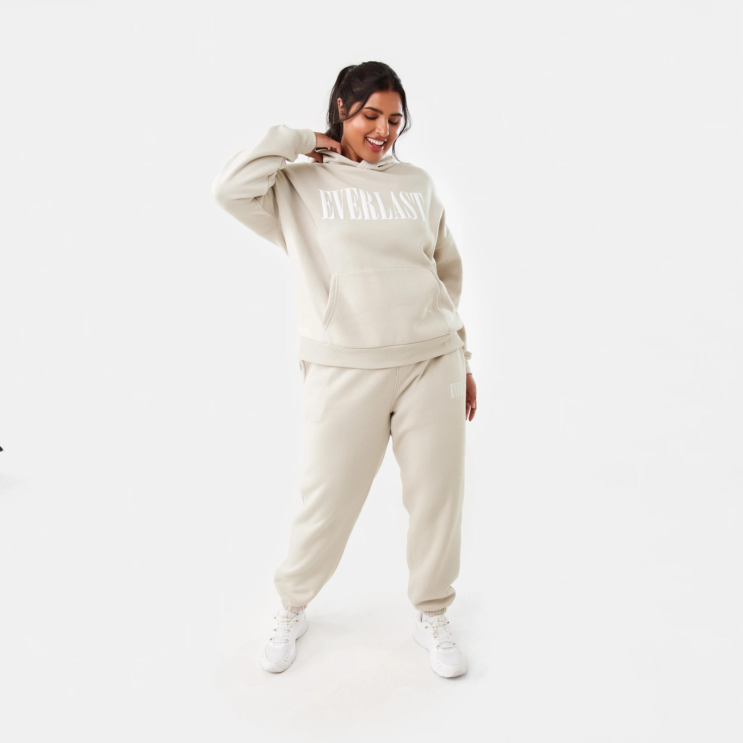 4 Everlast Womens Athletic Club Sweatpants EVERLAST BUBBLE LOGO STONE, 4 of 9