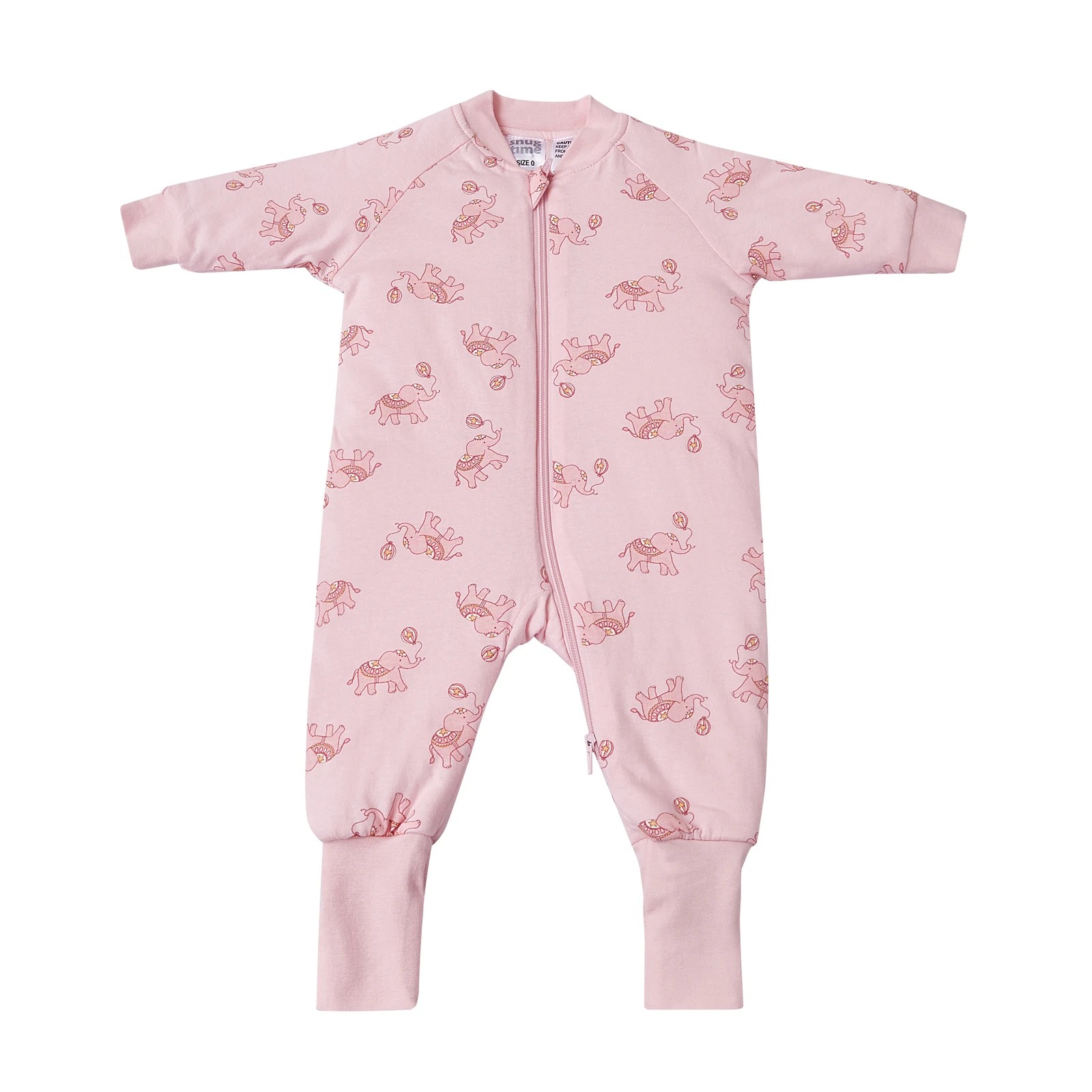 1 Snugtime Long Sleeve Padded Sleepsuit, 1 of 6