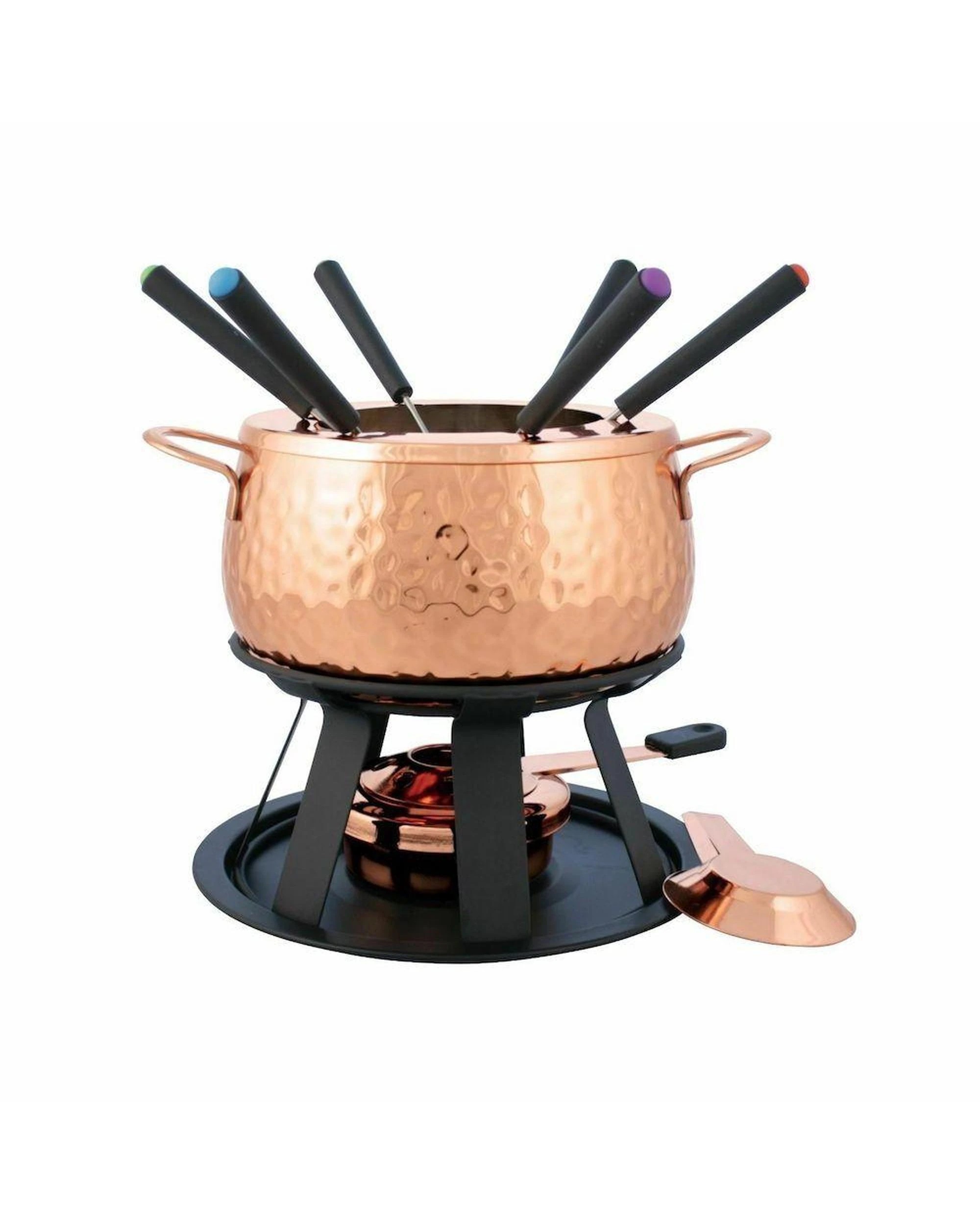 1 Swissmar Biel Copper 11 Piece Fondue Set 11pc, 1 of 1