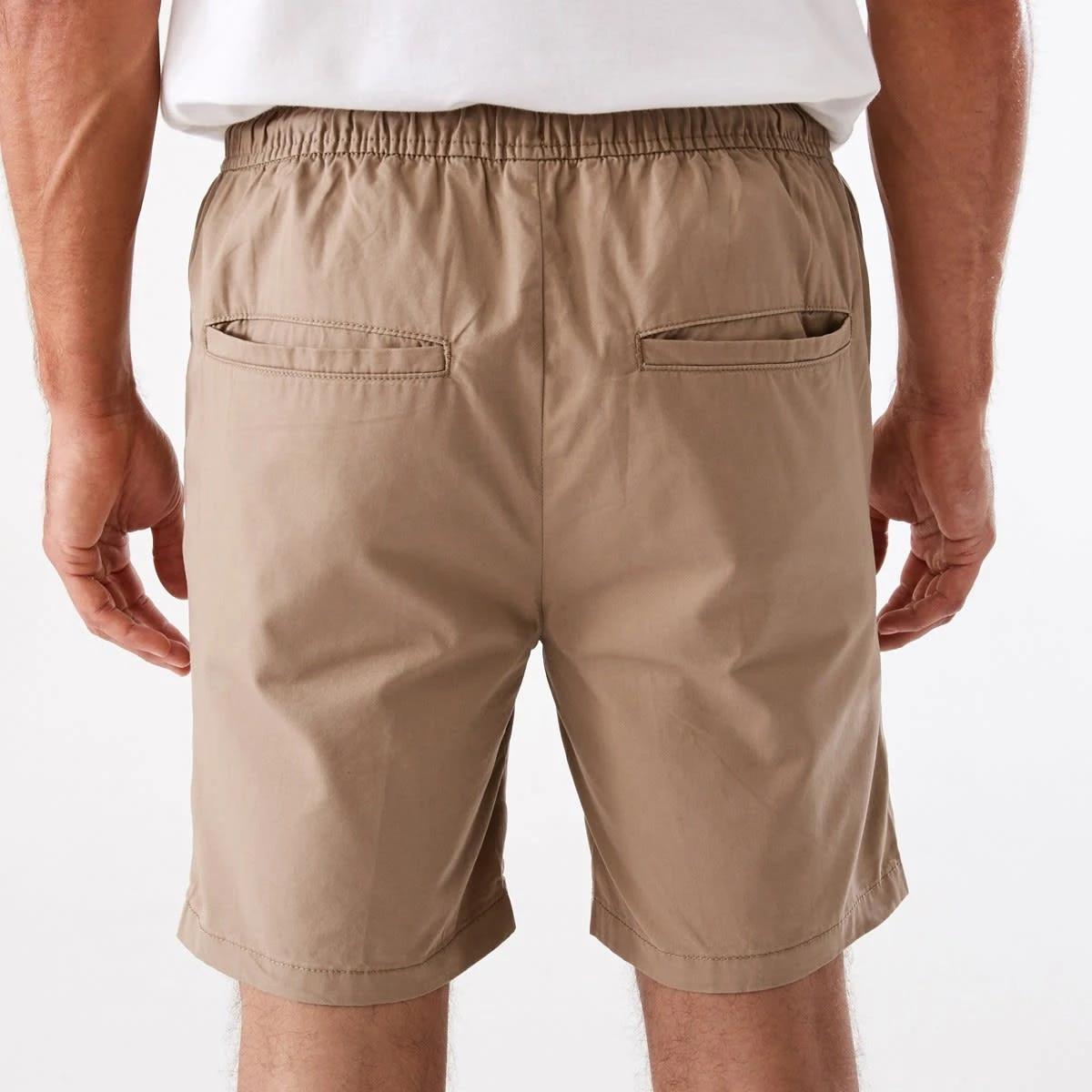 3 Elastic Waistband Chino Shorts Bge Elm, 3 of 6