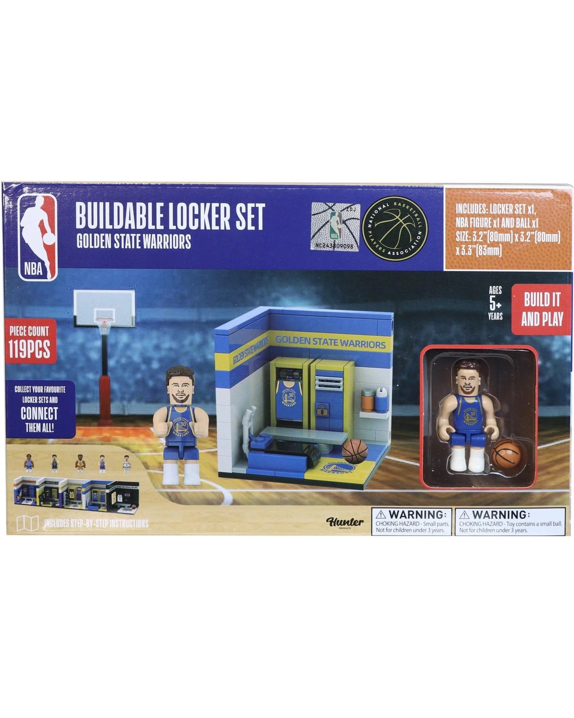 3 NBA Buildable Locker Set Golden State Warriors, 3 of 3