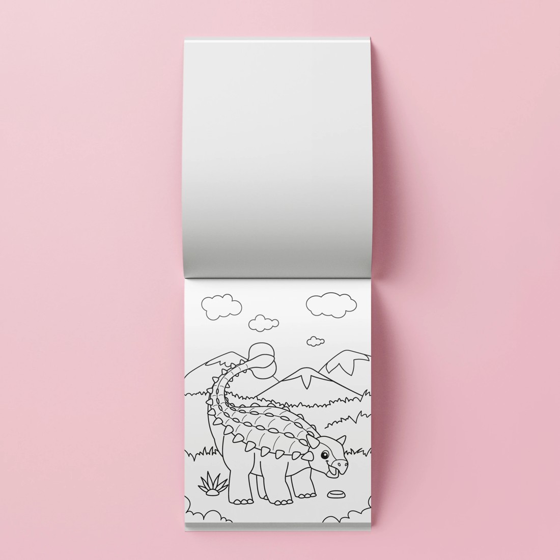 5 Junior Kaleidoscope Colouring Kit: Dinosaurs - Book, 5 of 5