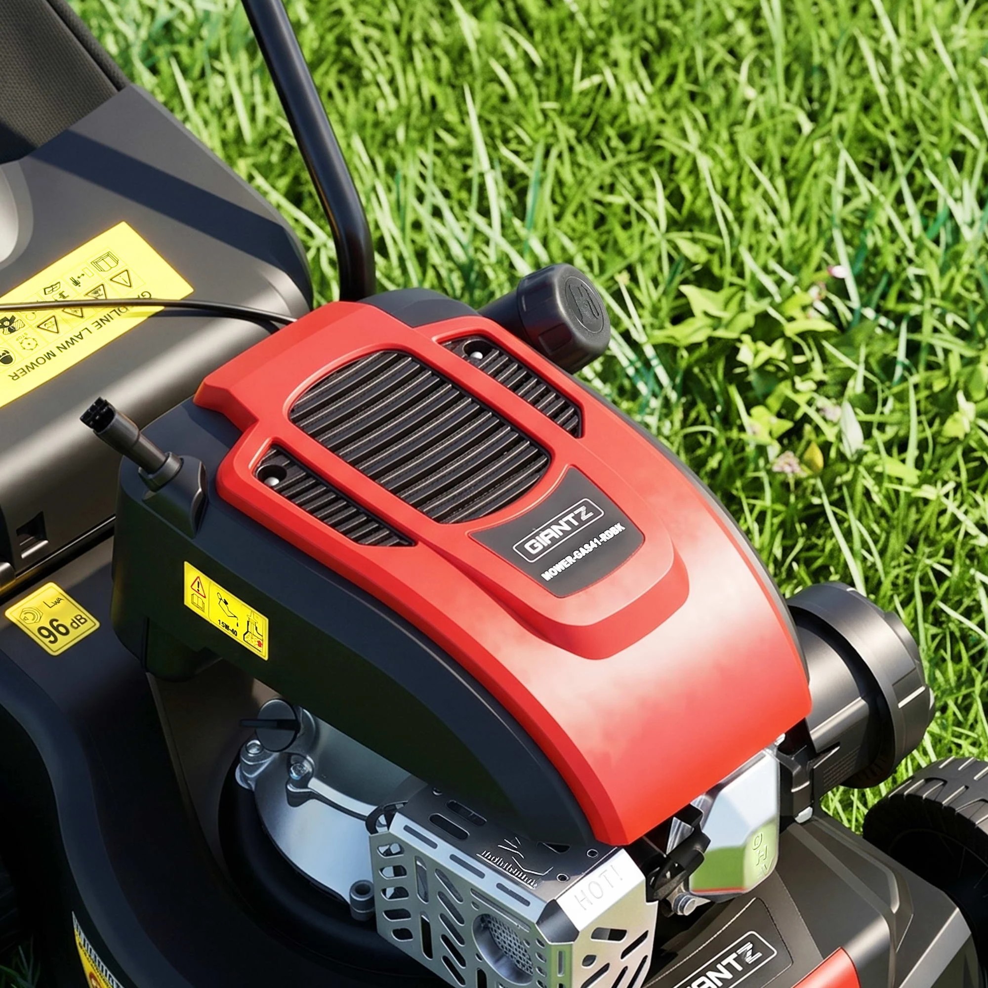6 Giantz Petrol Lawn Mower 149cc 4 Stroke Hand Push 16in Grass Cutter Lawnmower - Multi, 6 of 9