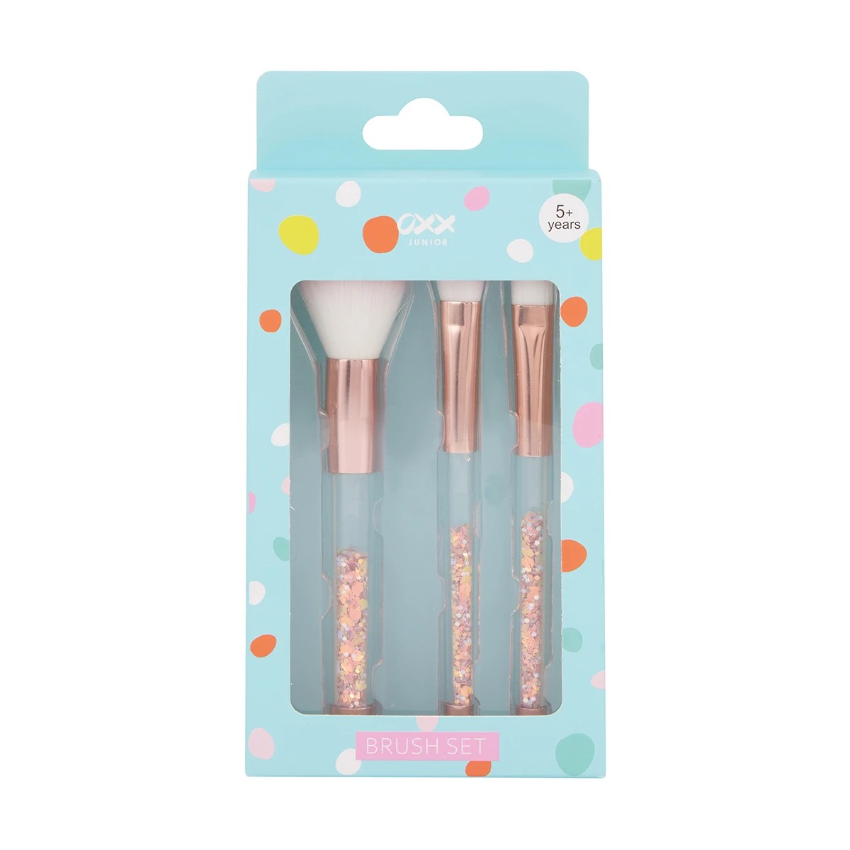 1 OXX Junior 3 Piece Brush Set - Glitter, 1 of 6