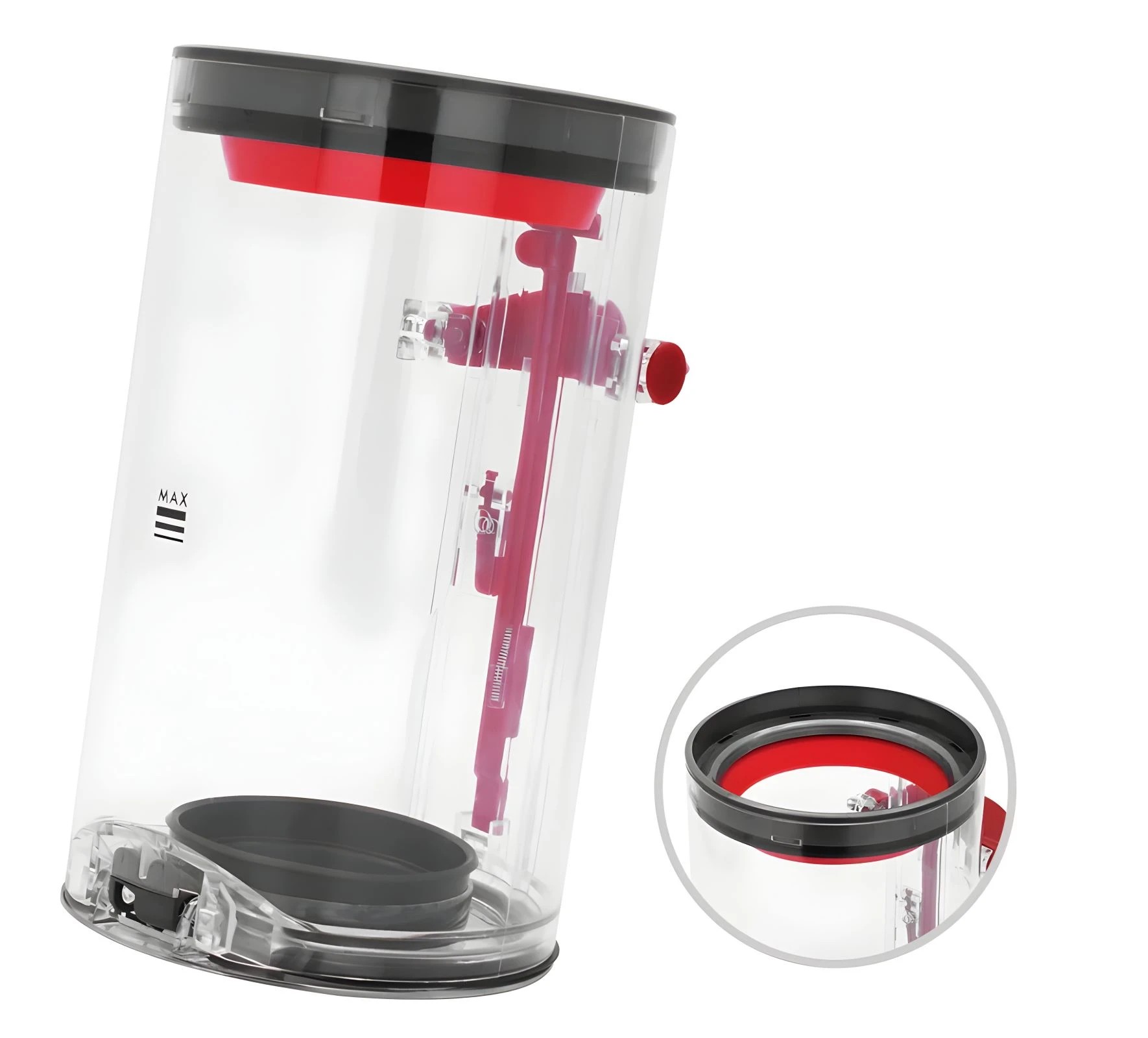 6 Hygieia Dust Bin For Dyson V11 & V15 Detect Vacuum Cleaners - Red, 6 of 6