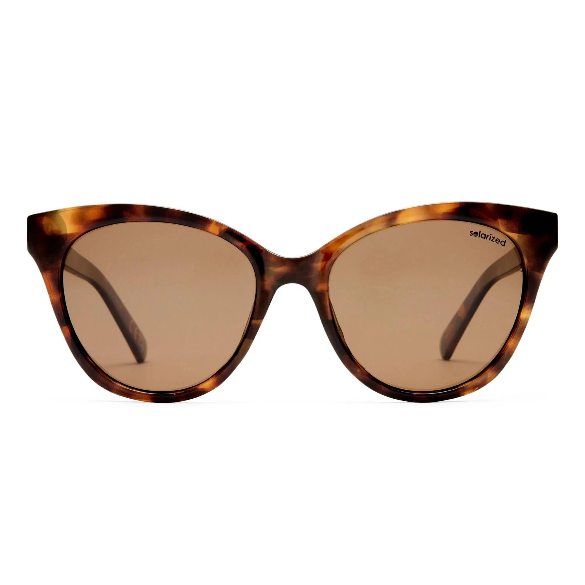 1 SOLARIZED® Soft Cat-Eye Sunglasses, Smokey TORTOISEHELL, 1 of 1