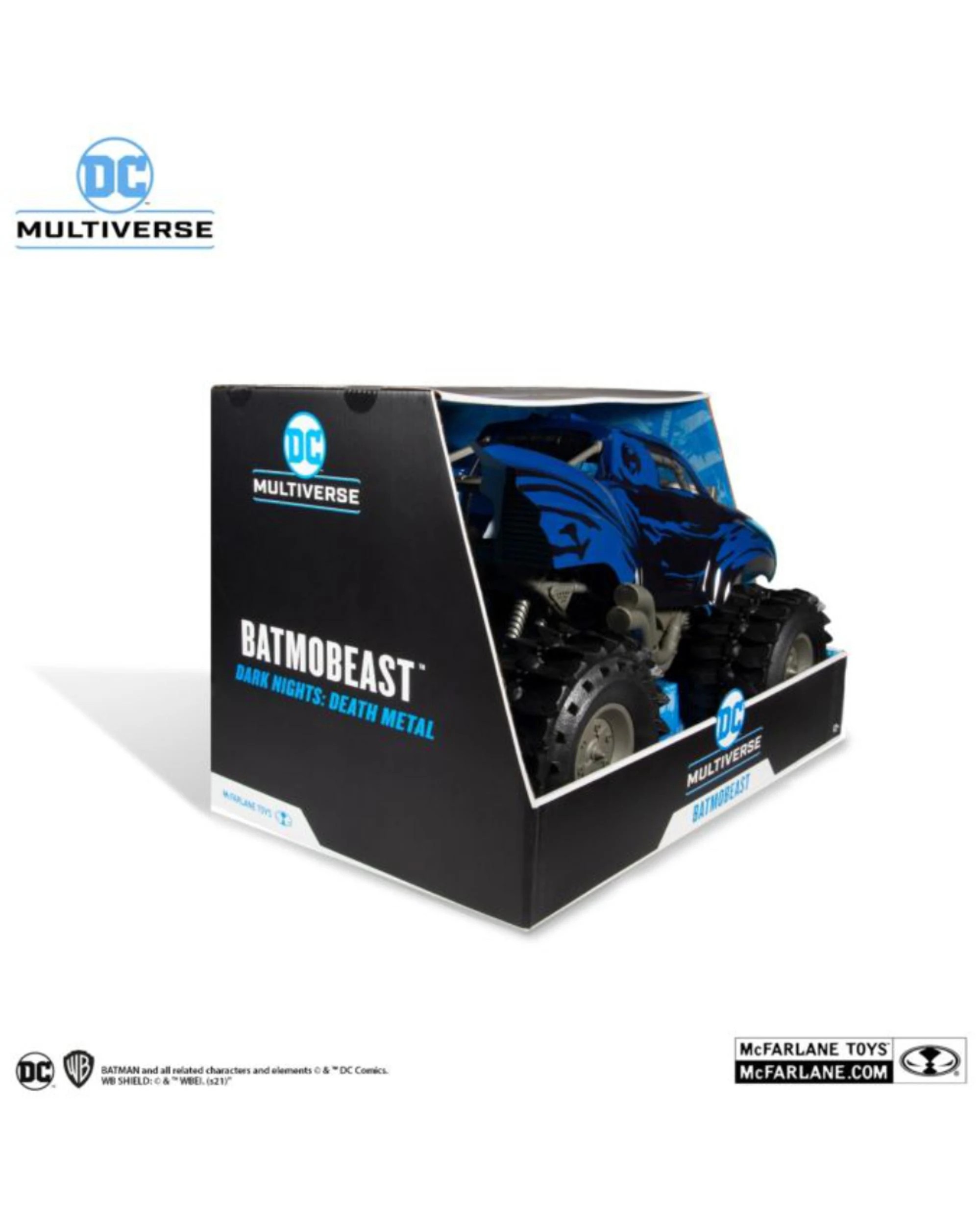 7 DC Multiverse Dark Nights: Death Metal Batmobeast 7 inch Scale Action Figure Vehicle, 7 of 7