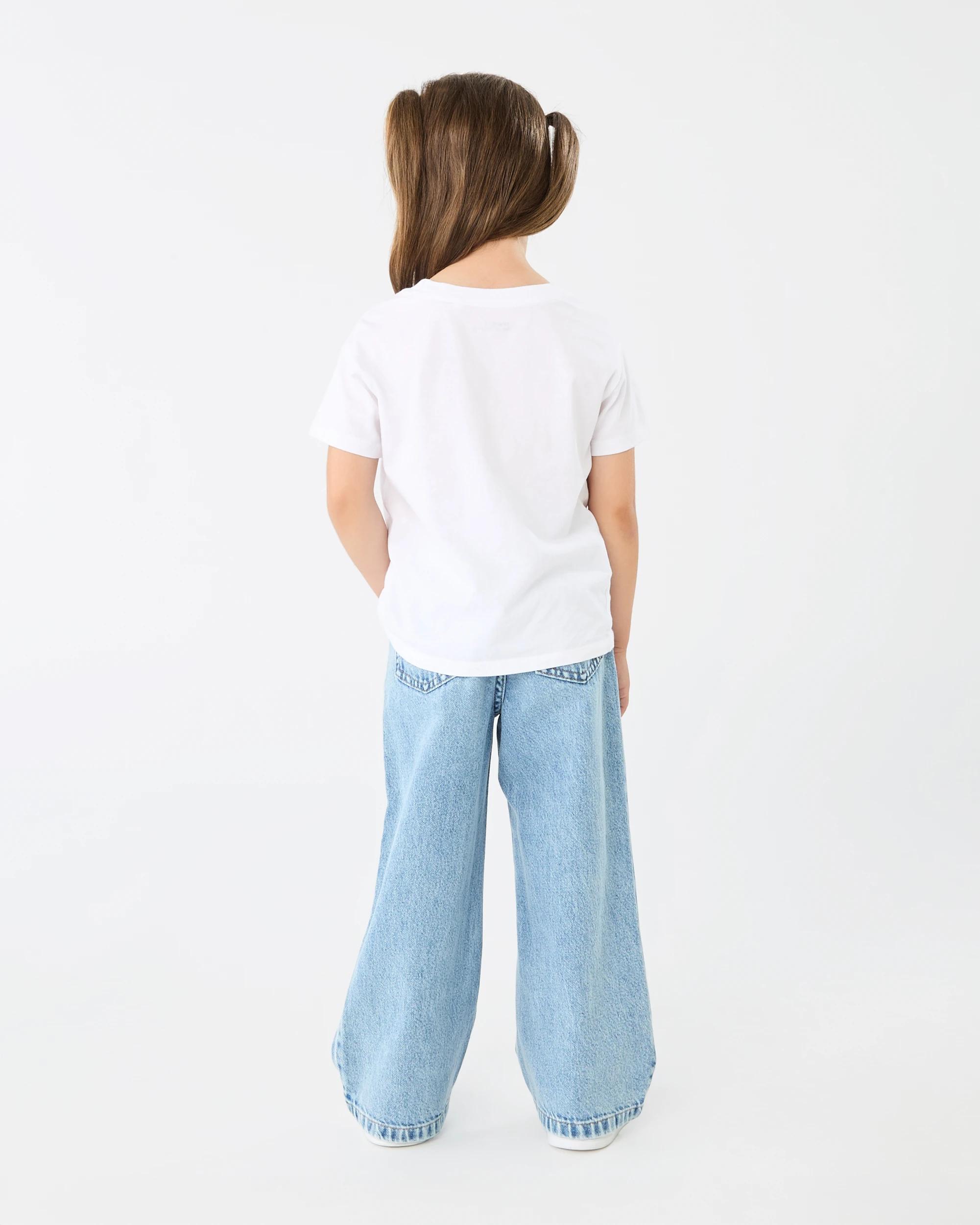 5 Wide Leg Denim Jeans Mid Denim, 5 of 5