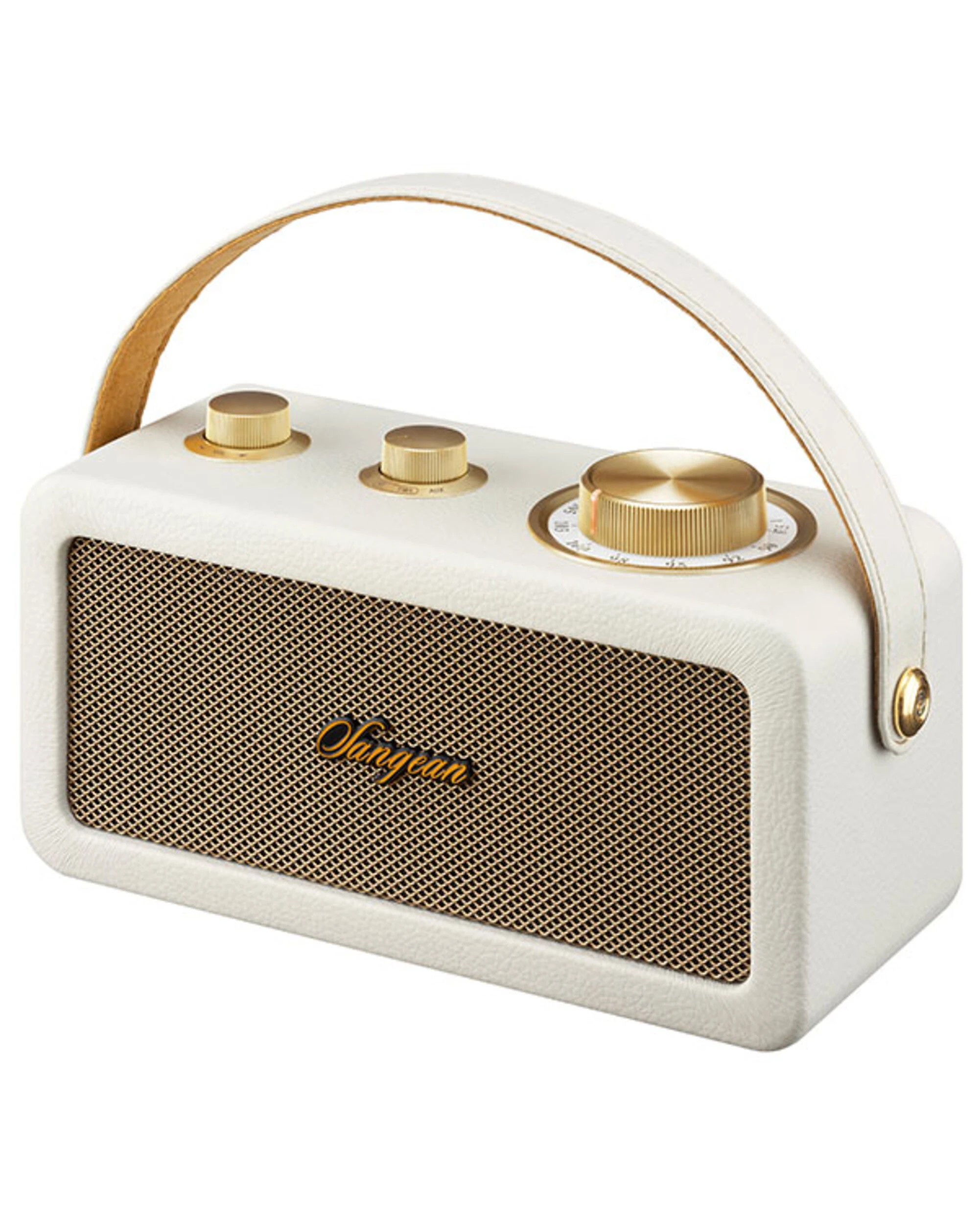 2 Sangean RA-101 BT Speaker w FM Radio - White, 2 of 5