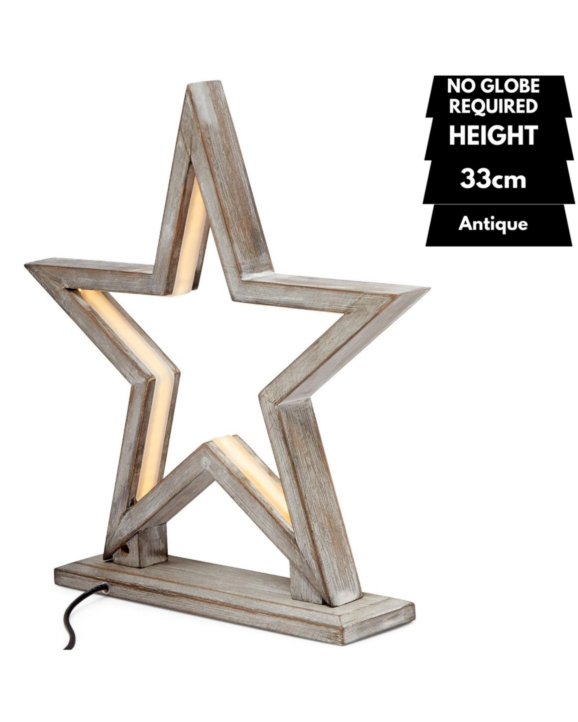 4 BR Home Bamboo Star LED Table Lamp, 4 of 6