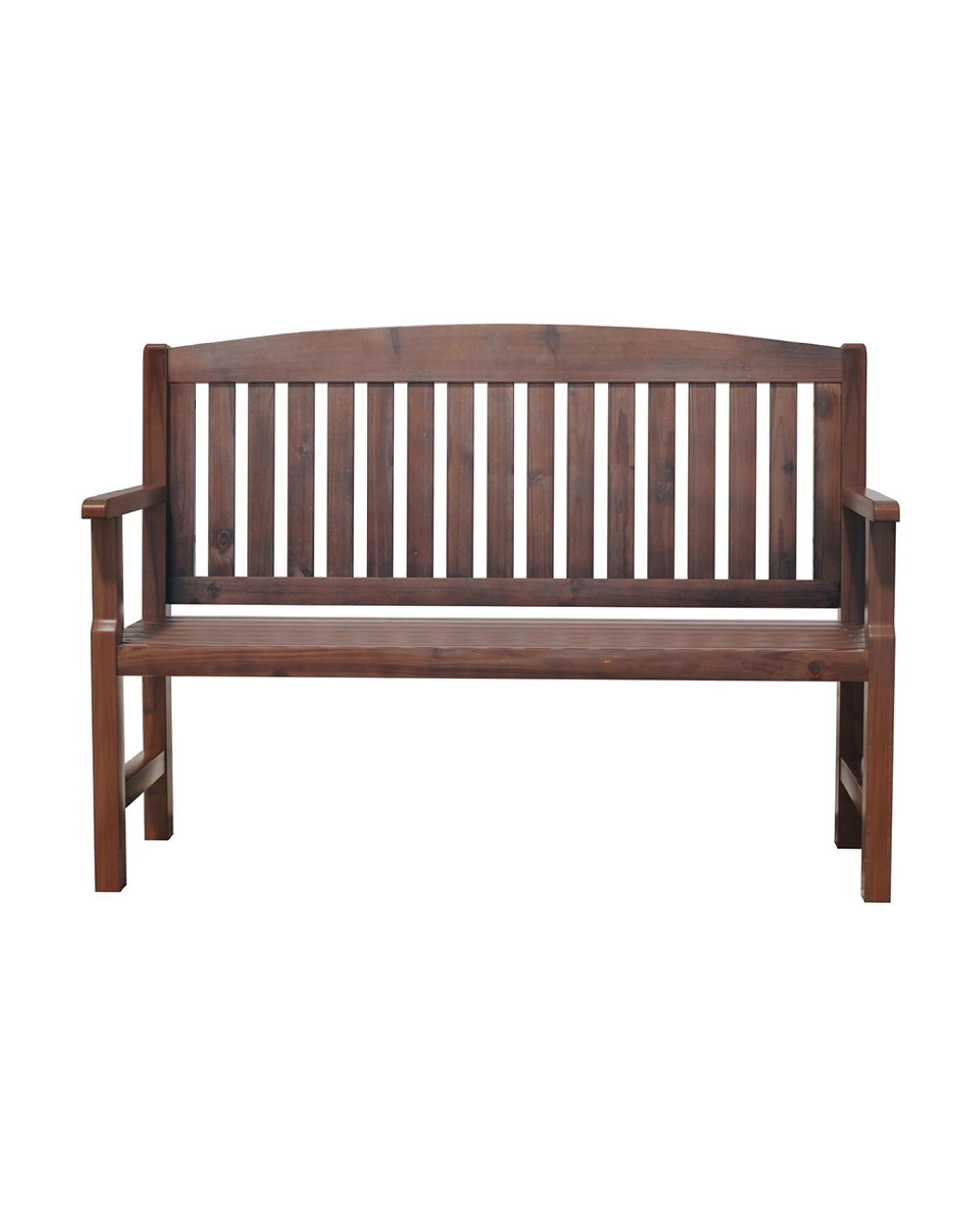 3 Gardeon Outdoor Garden Bench Wooden 2 Seater Lounge Chair Patio Furniture - Brown, 3 of 7