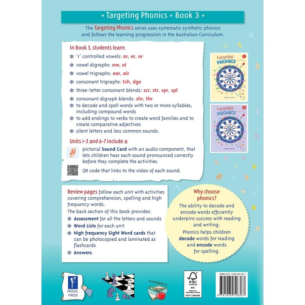 8 Targeting Phonics Book 3, 8 of 8