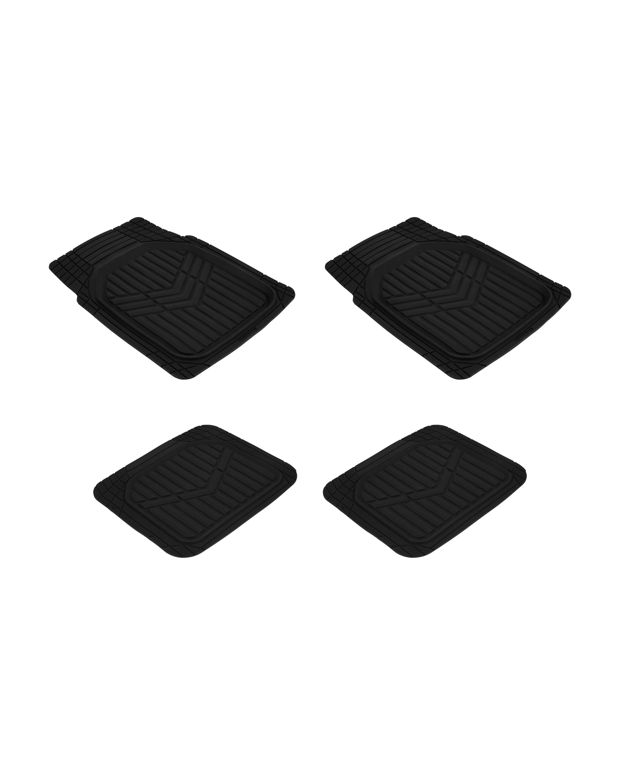 1 4 Pack Deep Dish Car Mats, 1 of 8
