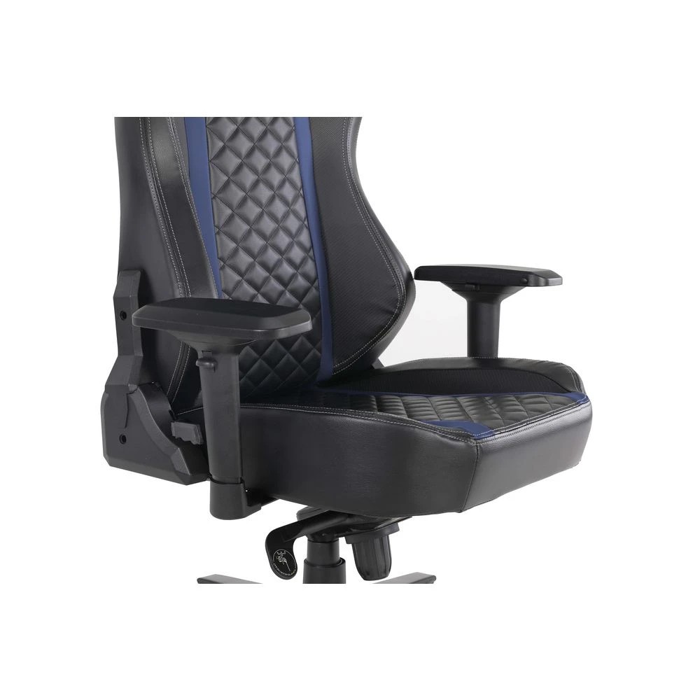 8 Typhoon Prime Gaming Chair Blue Ergonomic Chairs and Desk Chairs, 8 of 10