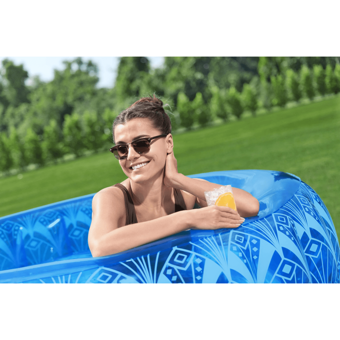5 Bestway Bohemian Blue Inflatable Pool, 5 of 7