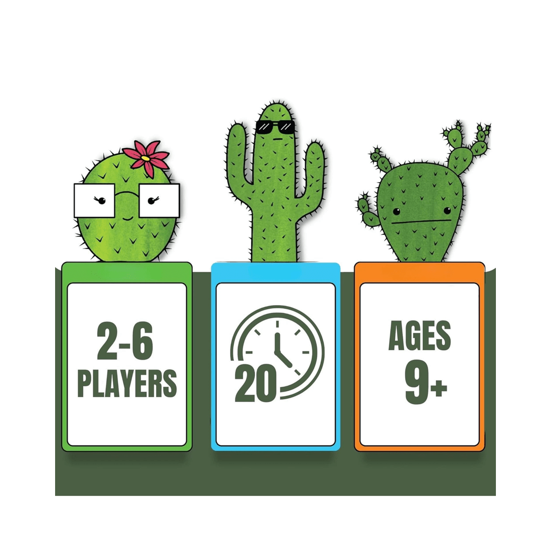 2 Blue Orange Games What's the Point The Cactus Card Game, 2 of 6