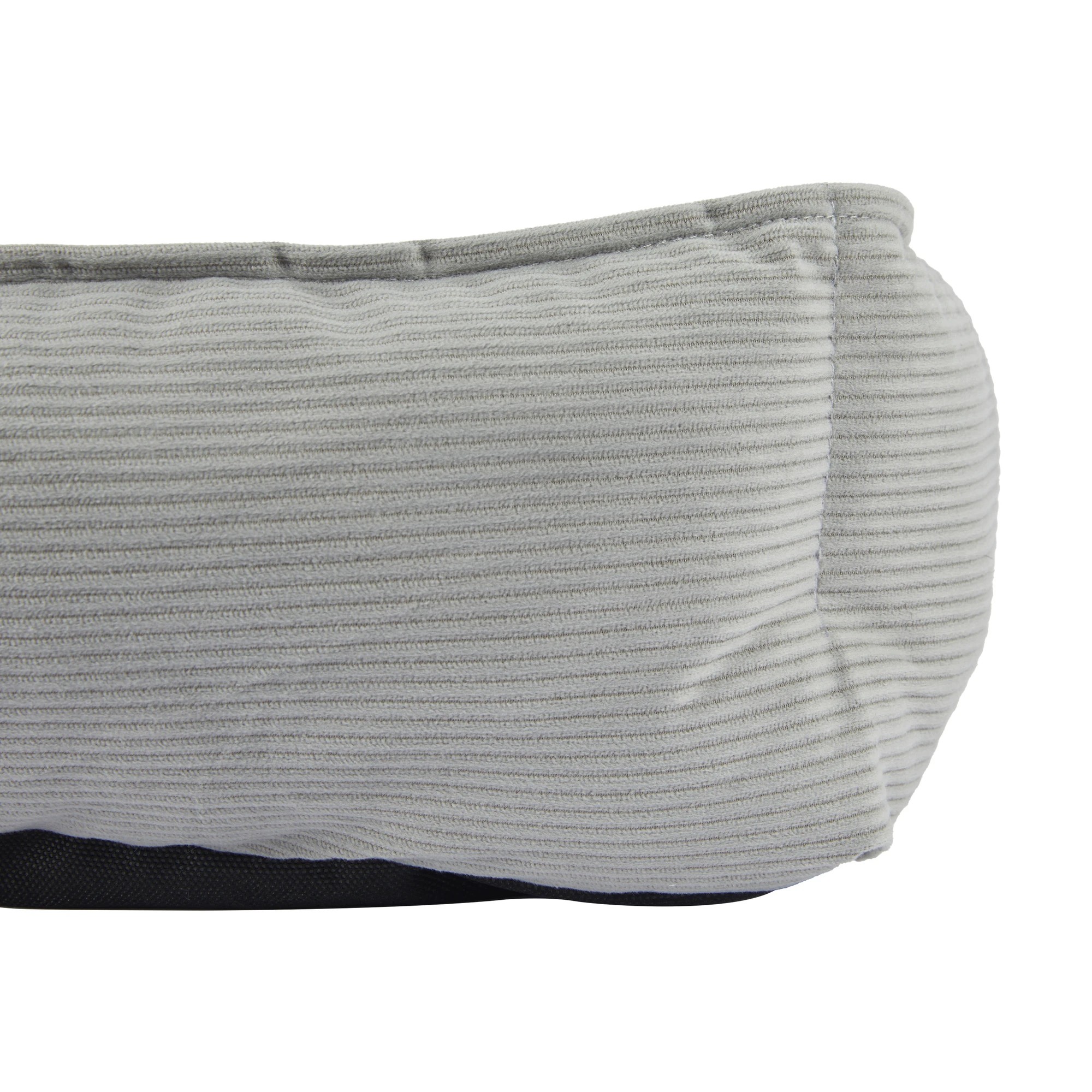 6 Pet Bed Lounge Corduroy - Medium, Grey, 6 of 8