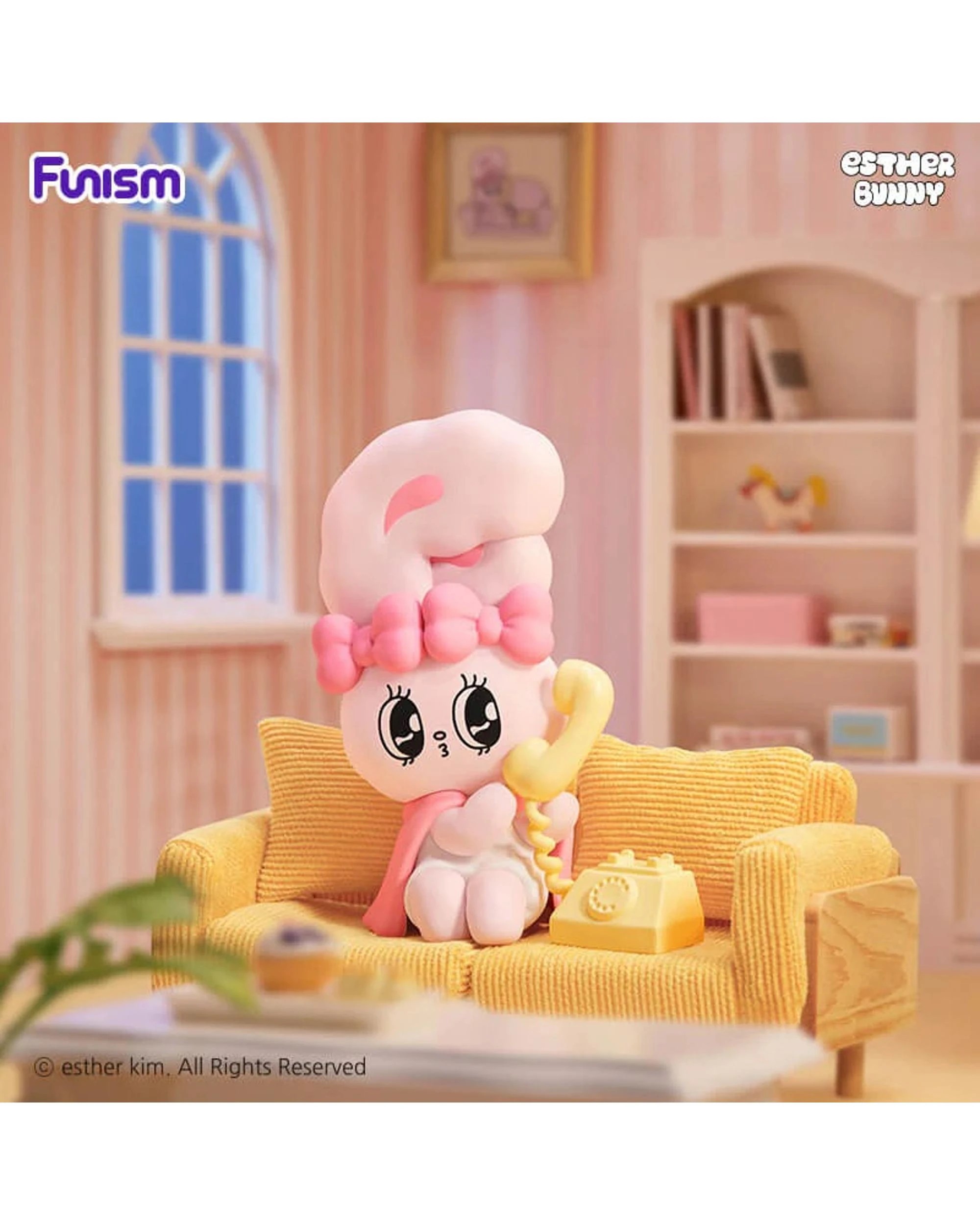 4 Funism Esther Bunny Young Blossom Series Figures Blind Box, 4 of 10