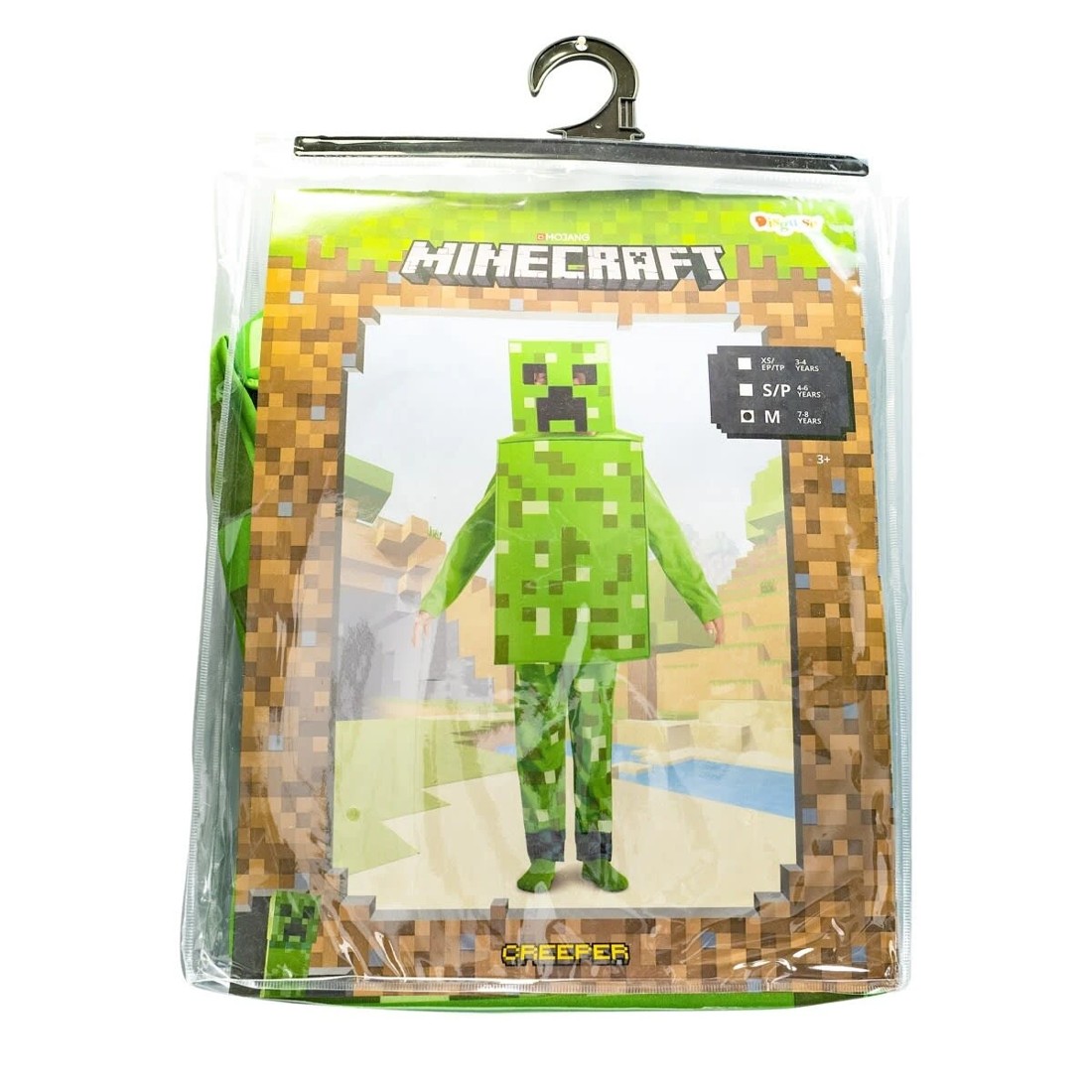 3 Minecraft Creeper Costume - Ages 7-8, 3 of 3