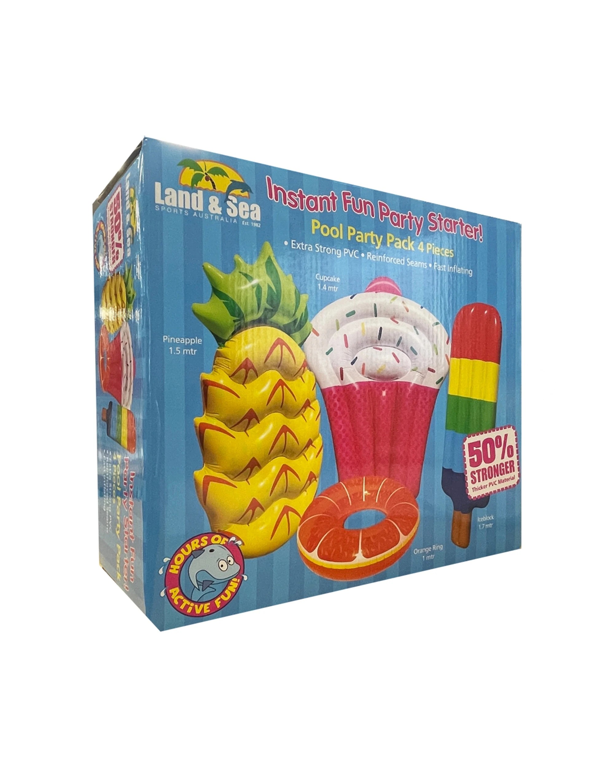 2 Land & Sea 4pc Pool Party Inflatable Set - Multi, 2 of 3