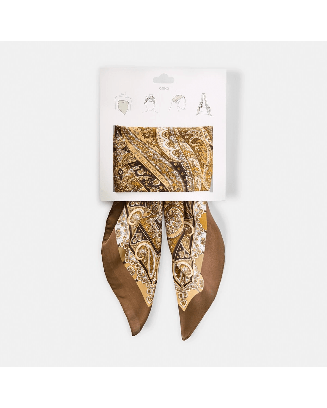 6 Hair Scarf - Paisley, 6 of 7