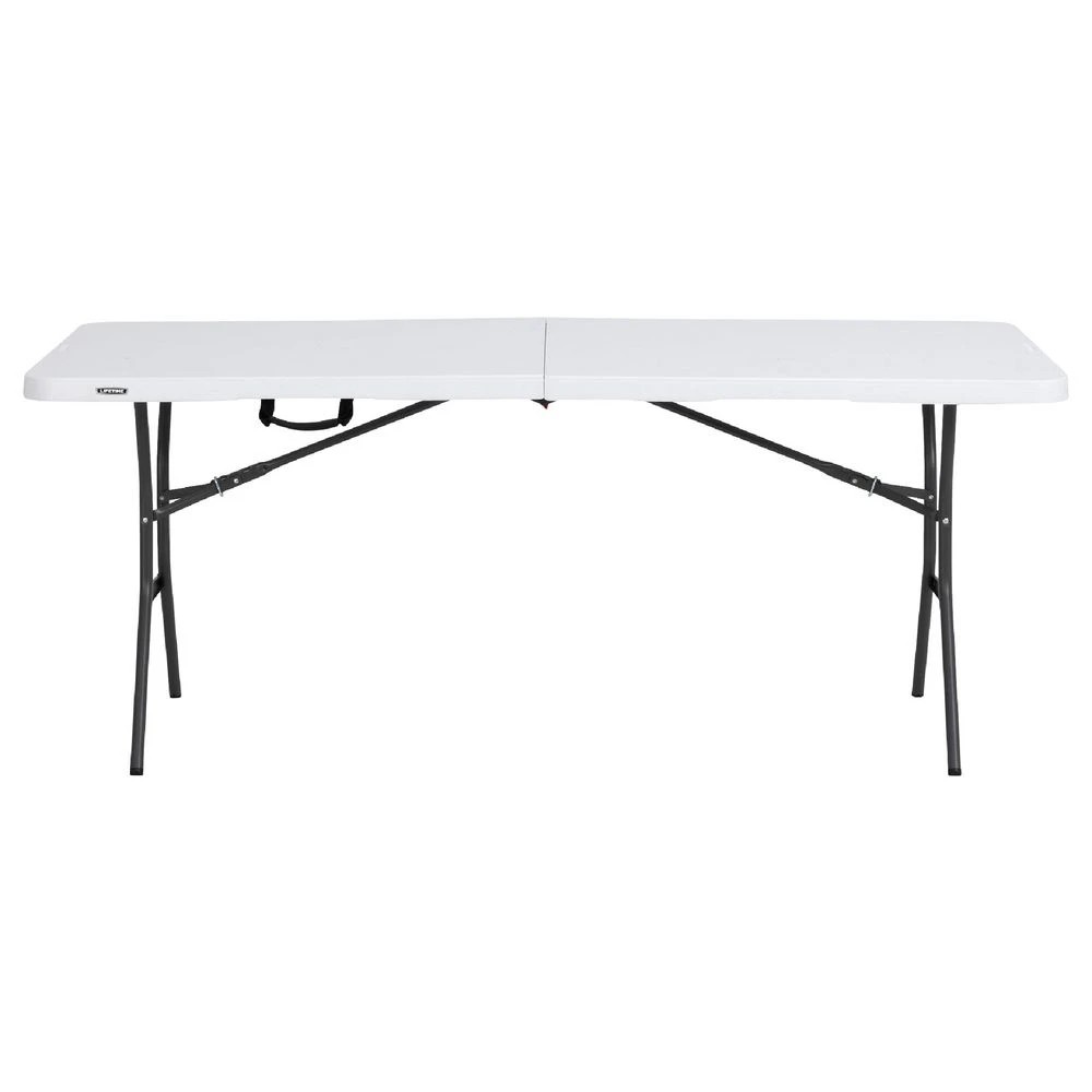 2 Lifetime Light Commercial 6 Foot Bi-fold Table White Desks, Tables and Returns, 2 of 10