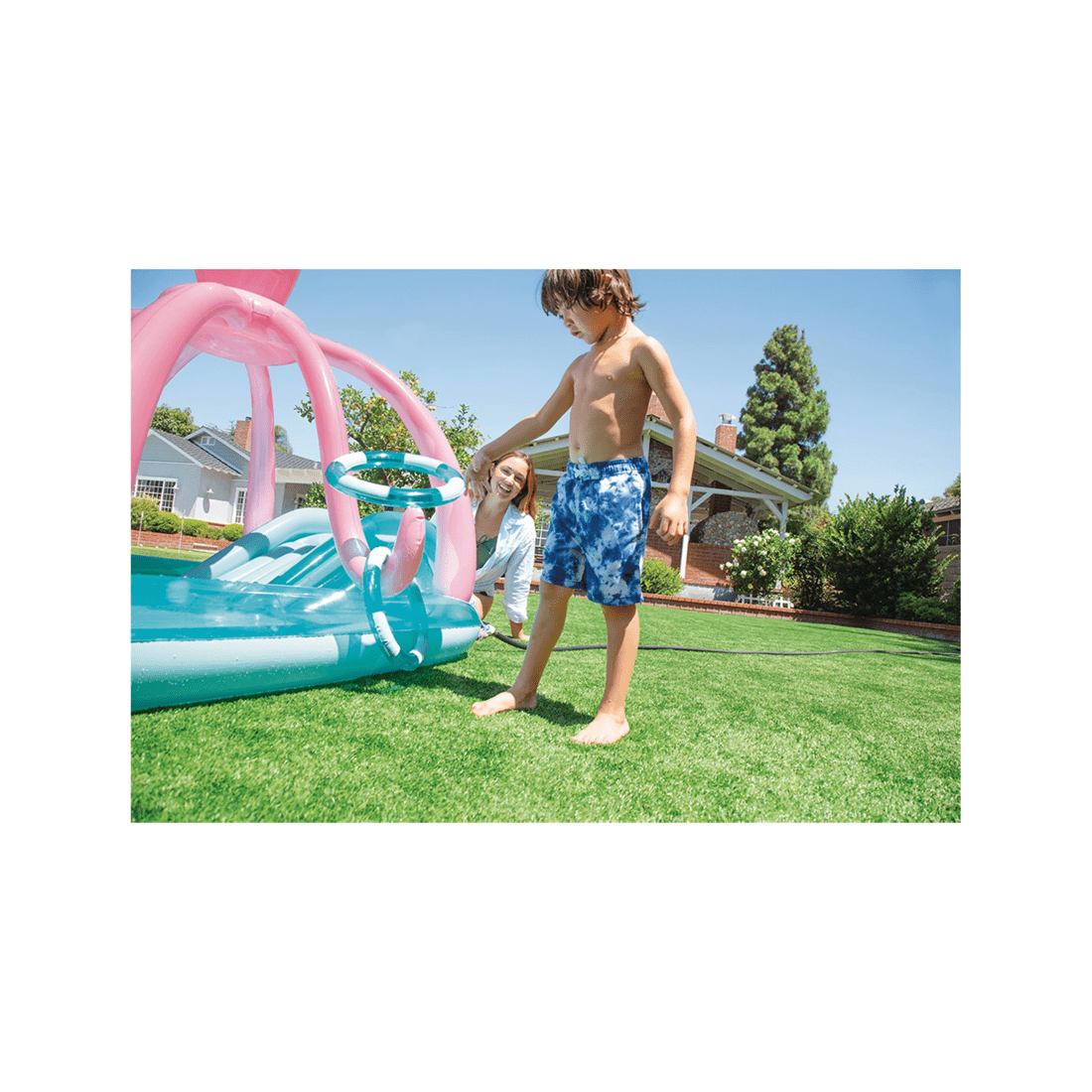 7 Intex Friendly Octopus Inflatable Pool Play Center - Built-In Sprayer 2.34m - Multi, 7 of 9