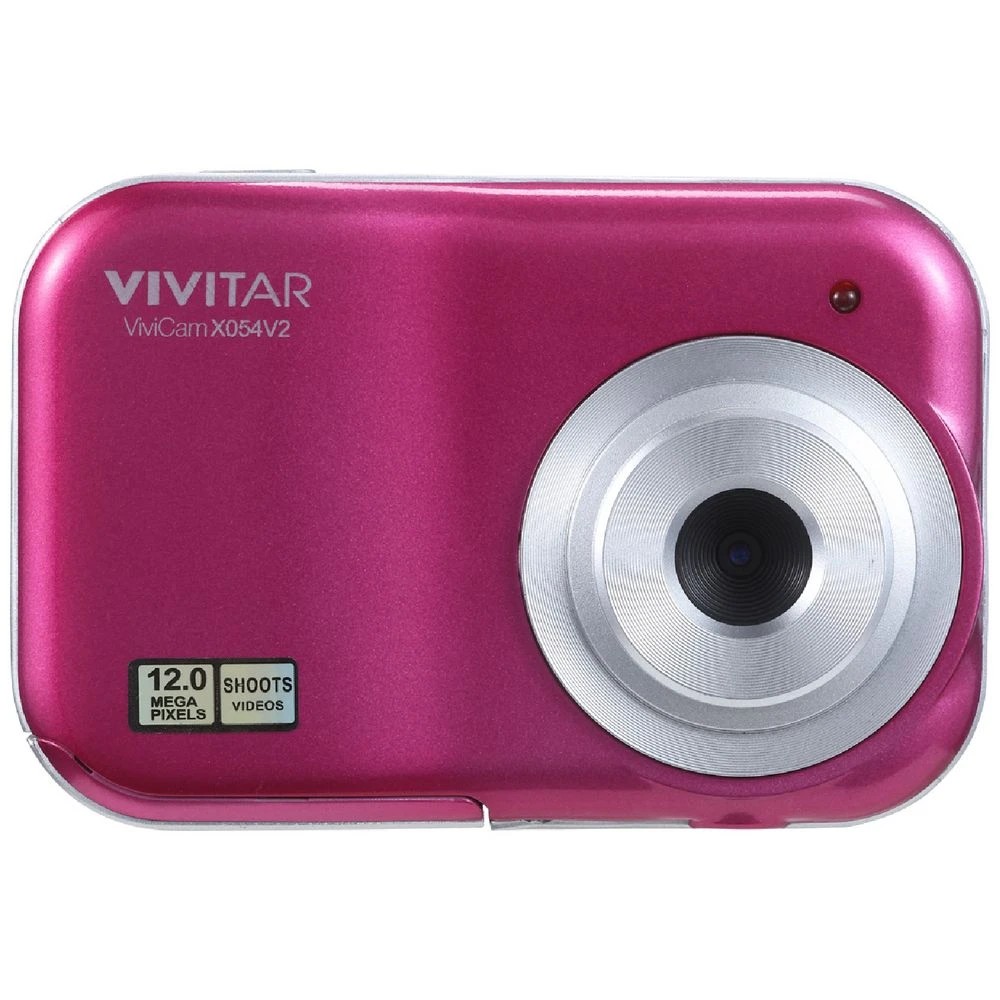 1 Vivitar VX054v2 12.1MP Digital Camera Pink, 1 of 8