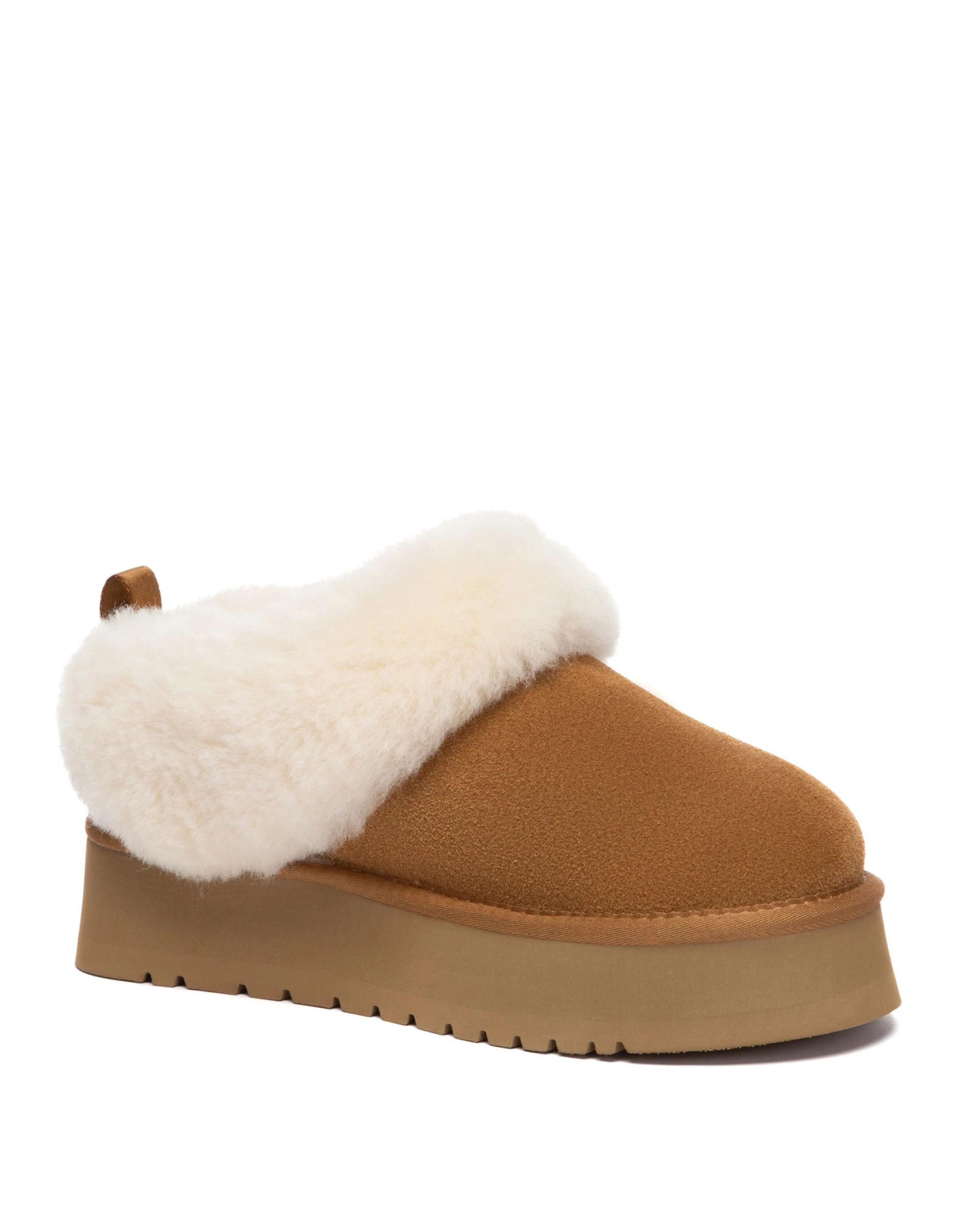 2 Australian Shepherd UGG Womens Glacial Slippers CHESTNUT, 2 of 5