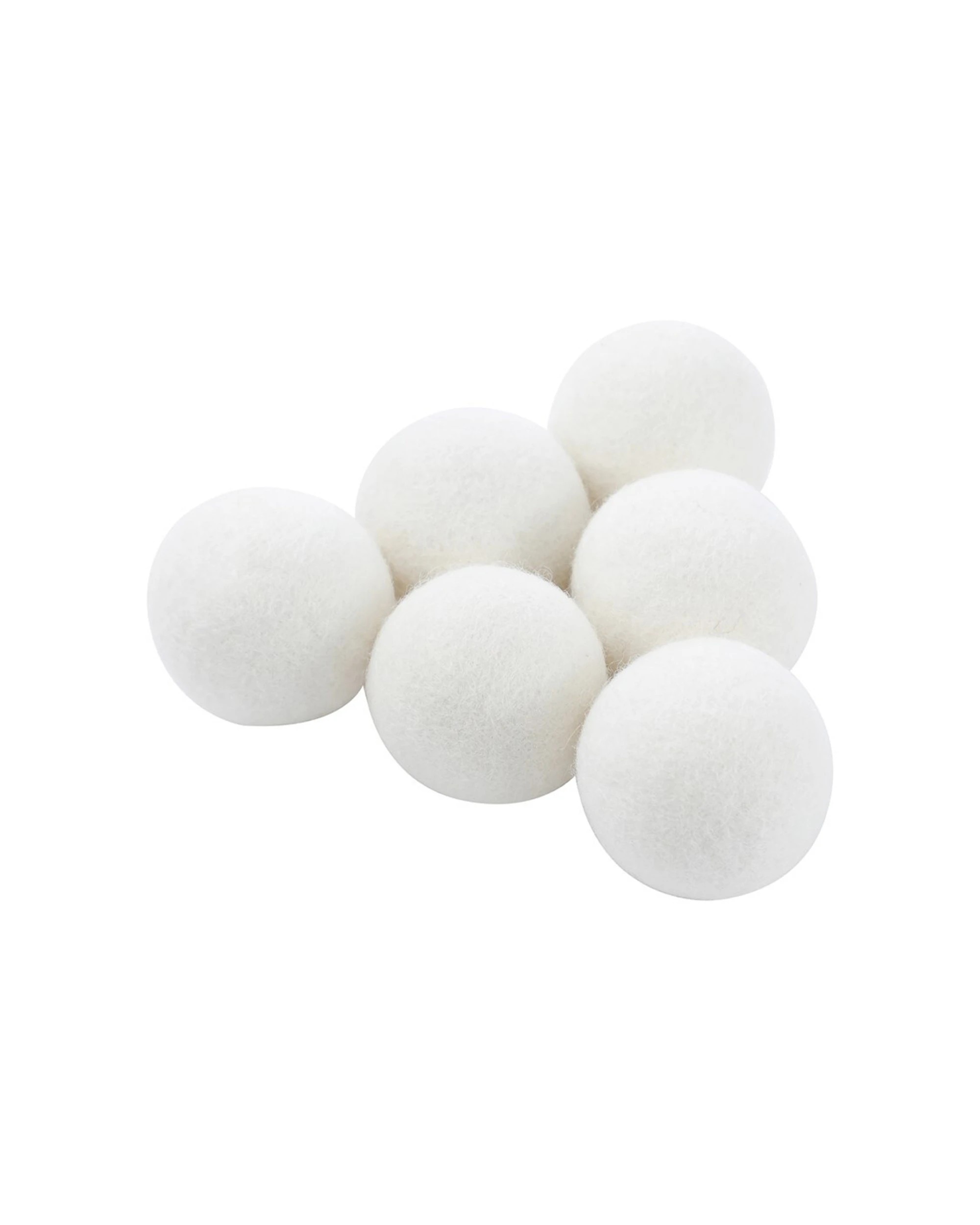 6 Boxsweden 3x 6PK Wool Dryer Ball With Storage Bag - White, 6 of 7