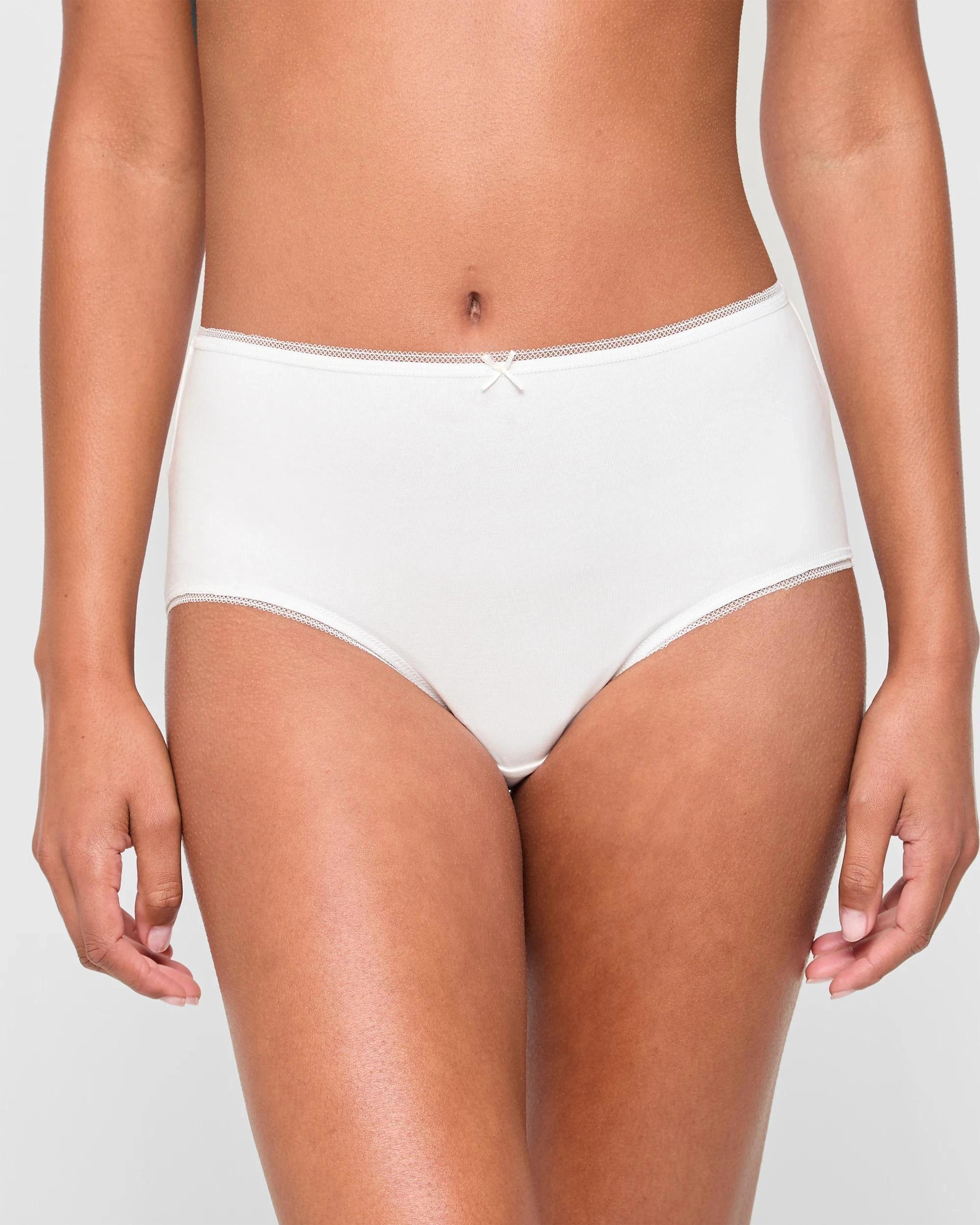 2 Target Woman 5 Pack Cotton/Elastane Midi Briefs TONAL MARLE, 2 of 5