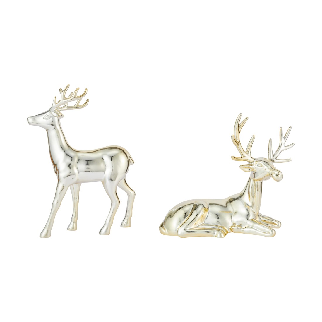 4 Gold Look Reindeer - Assorted, 4 of 5