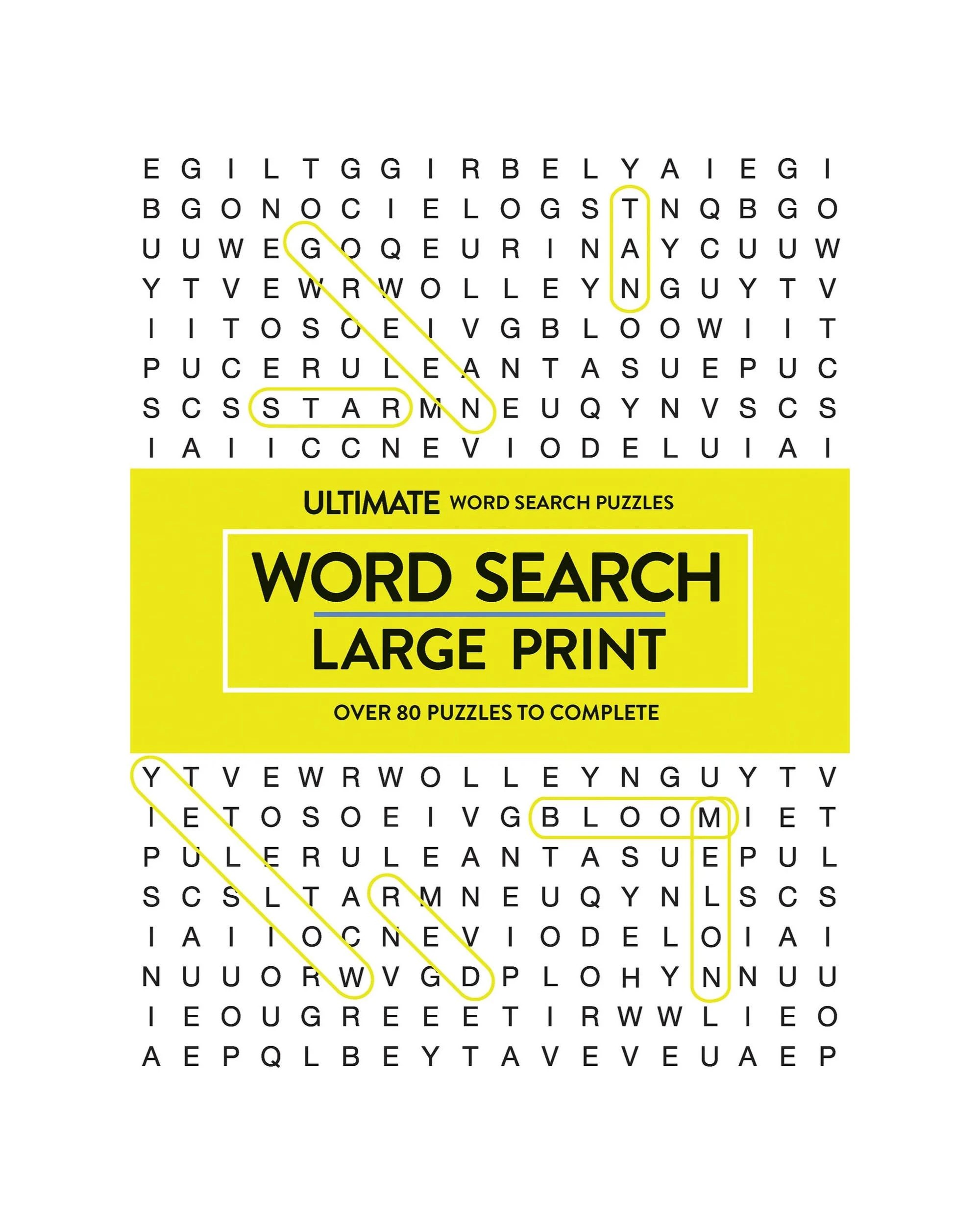 1 Ultimate Word Search Puzzles Large Print Puzzle Book, 1 of 1