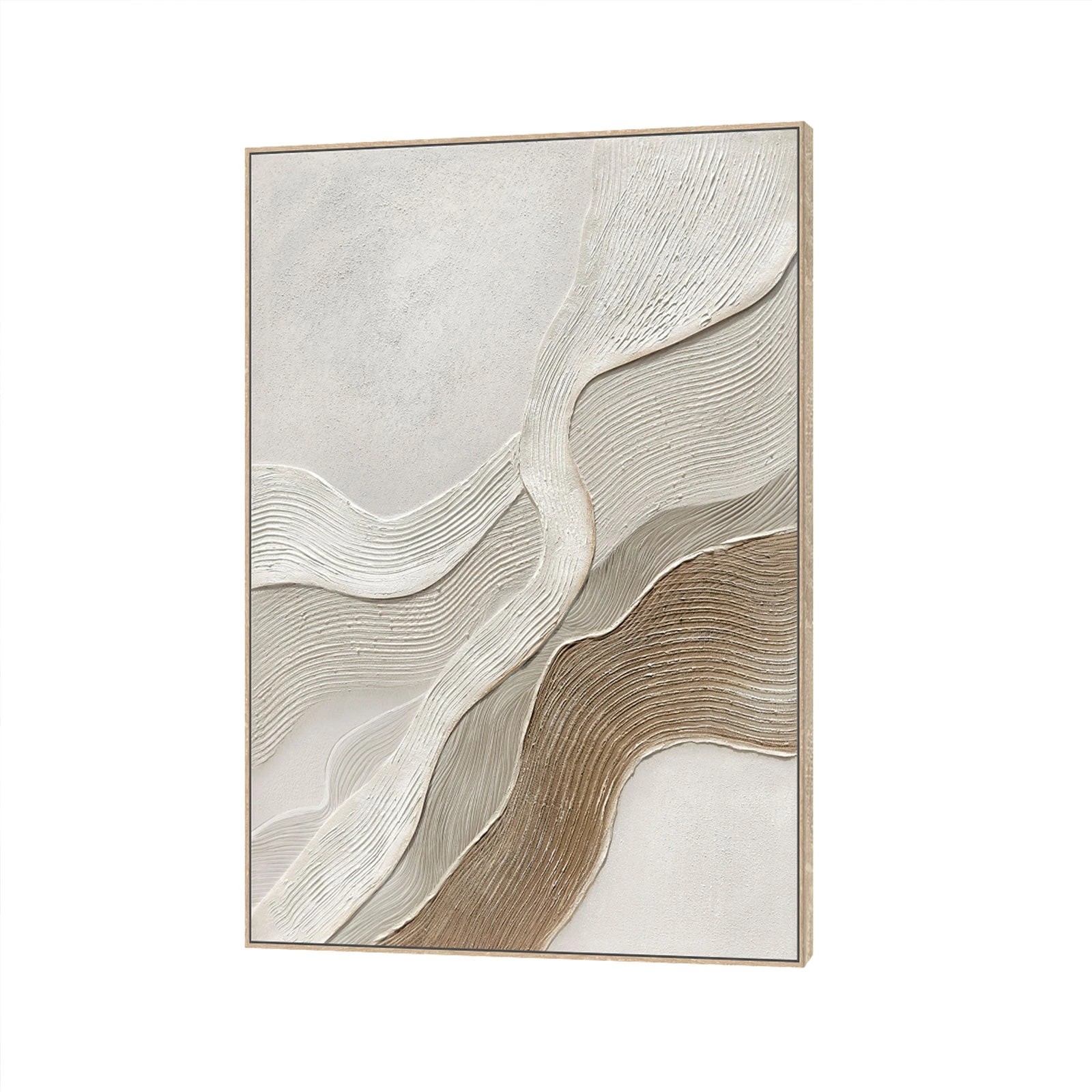 7 Moda Living Contour Drift Hand-Painted Textured Canvas Wall Art - Multi, 7 of 8