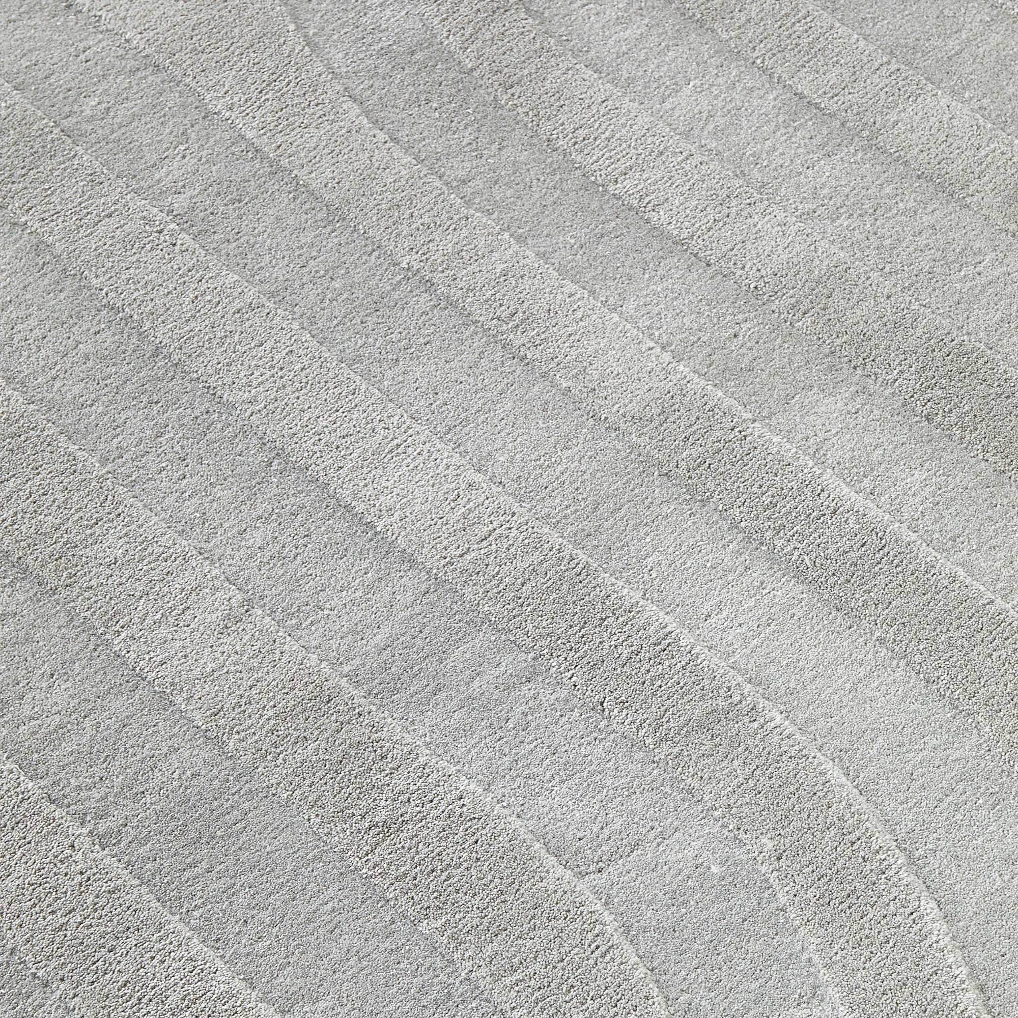 3 Common Ground Rugs Lumina Trail 225x155cm - Medium Wool & Cotton Rug - Silver, 3 of 5