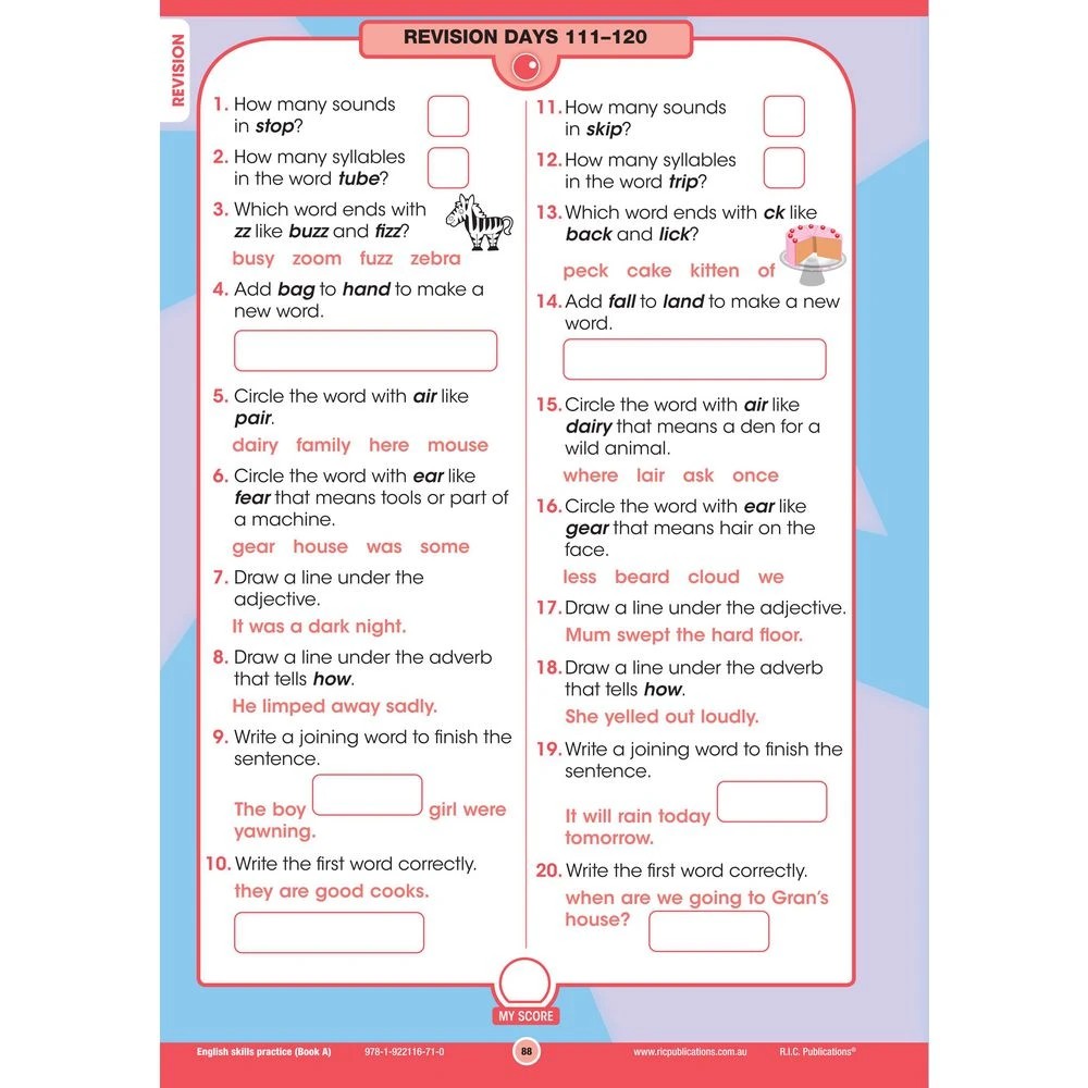 5 English Skills Practice Workbook A, 5 of 5