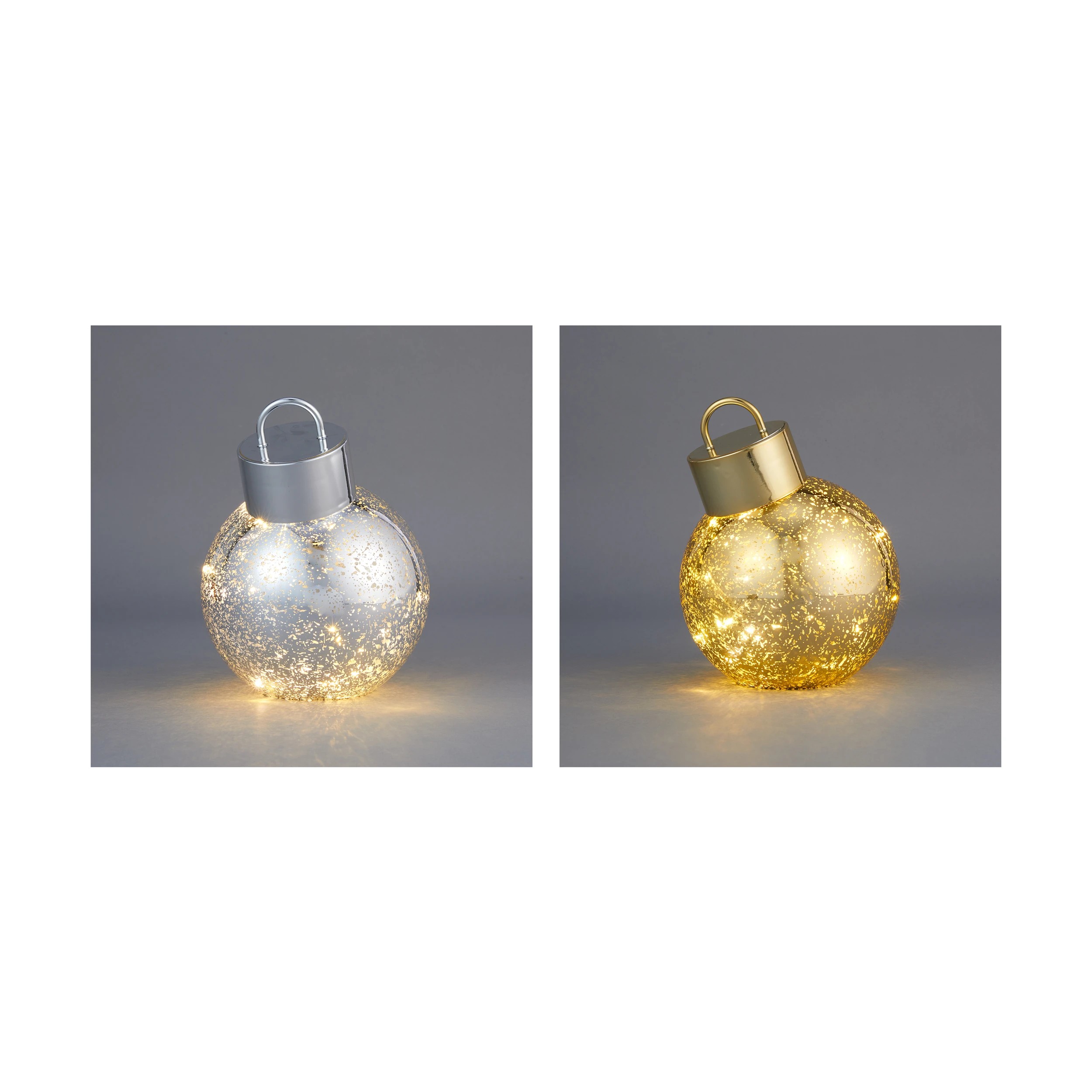 1 Battery Operated LED Light Up Bauble - Assorted, 1 of 6