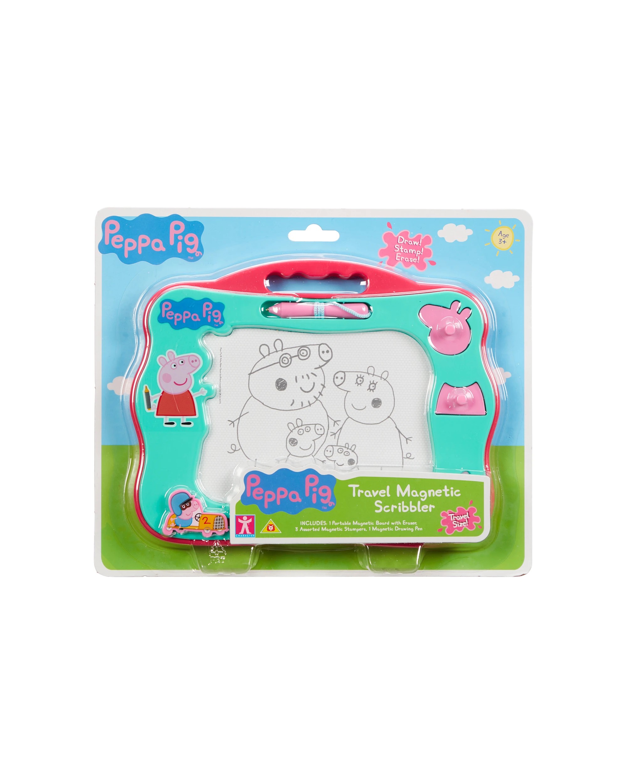 1 Peppa Pig - Travel Magnetic Scribbler, Activity Toy, 3 years+, 1 of 4