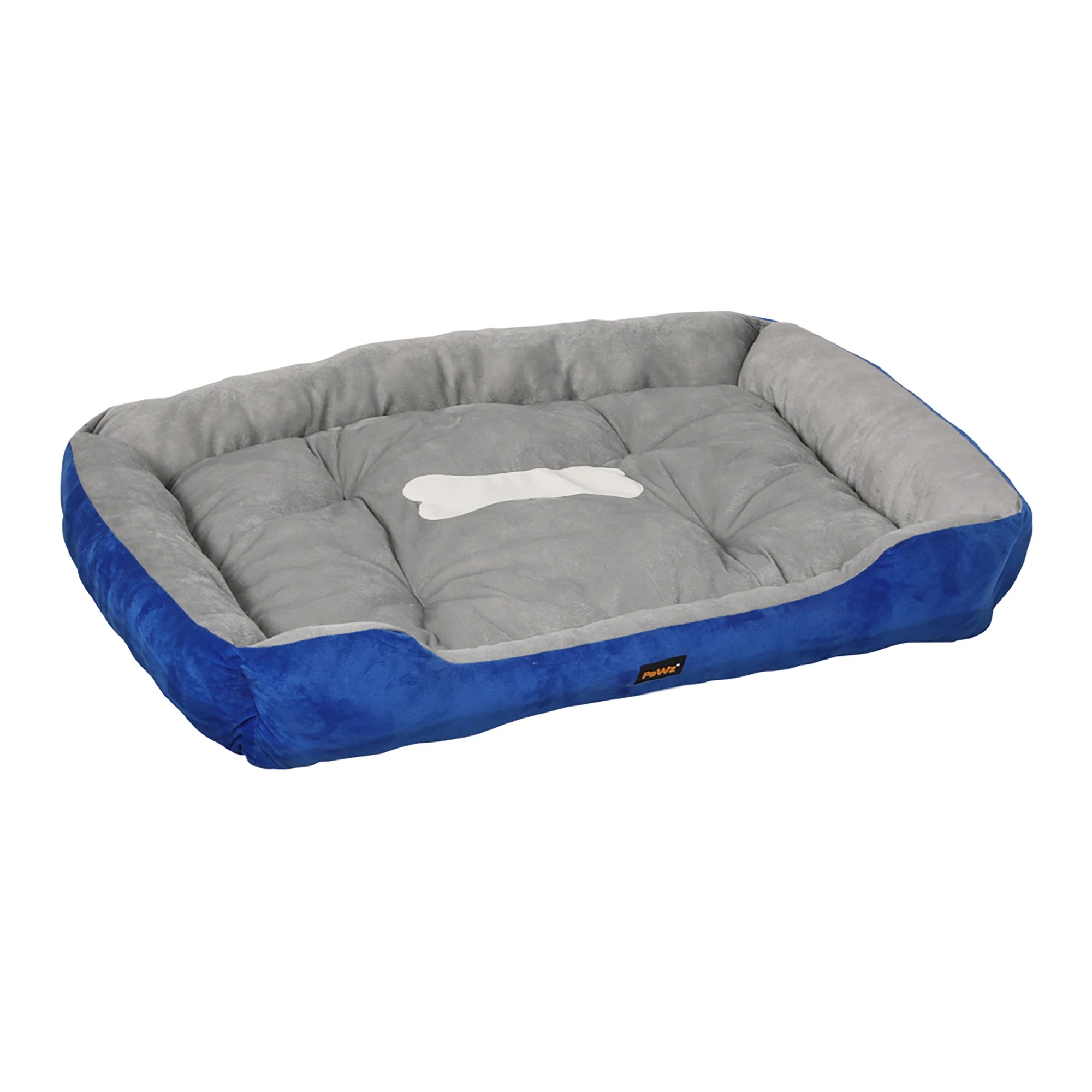 1 Pawz Dog Calming Bed Medium Navy Blue, 1 of 7
