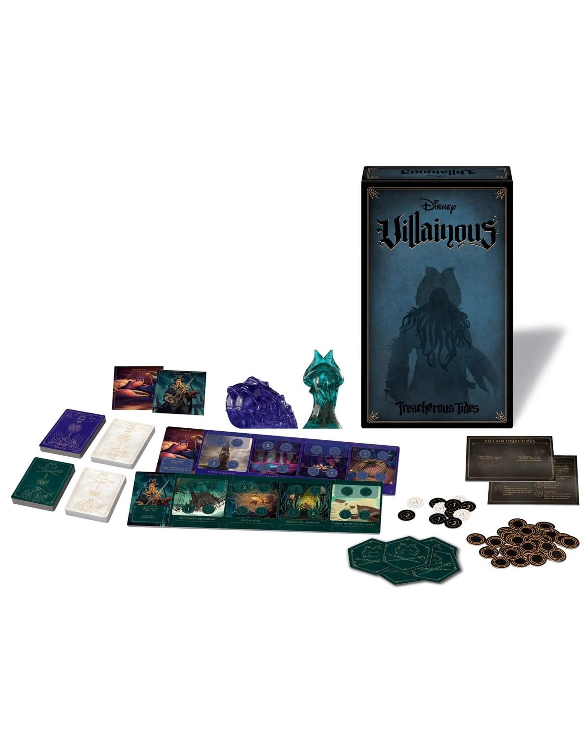 2 Disney Villainous: Treacherous Tides Expansion Board Game, 2 of 4