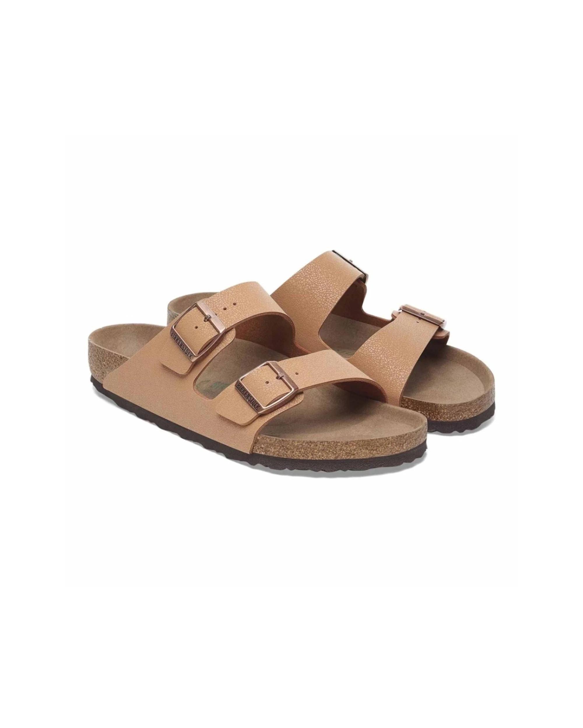 2 Birkenstock Arizona BirkiBuc Vegan Sandals Regular Width PECAN, 2 of 6